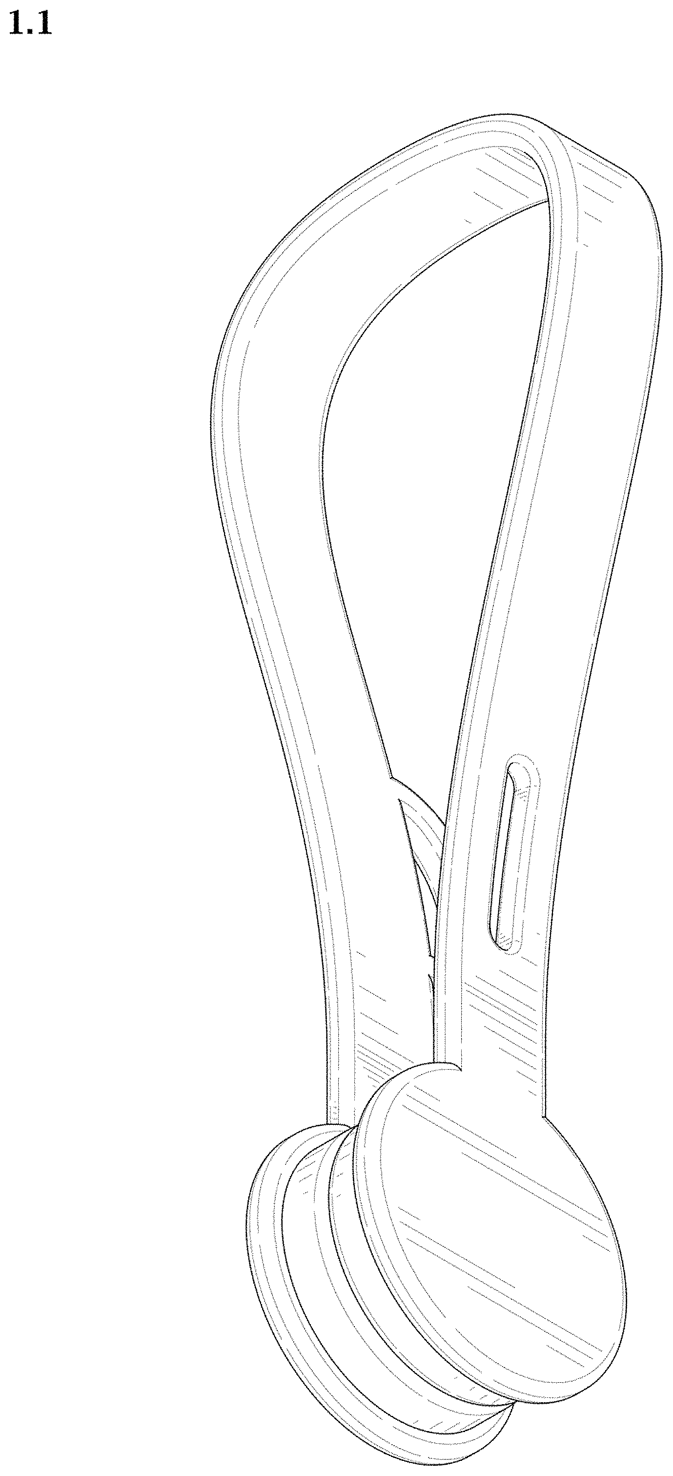 Patent USD1001622 Figure 1 – Magnetic clip for fastening cables