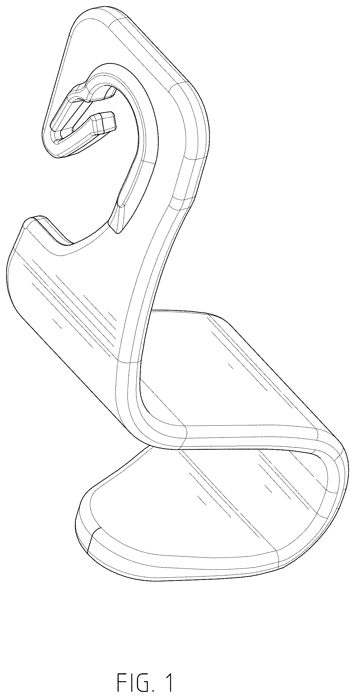 Patent USD1001624 — Car hook — Figure 1