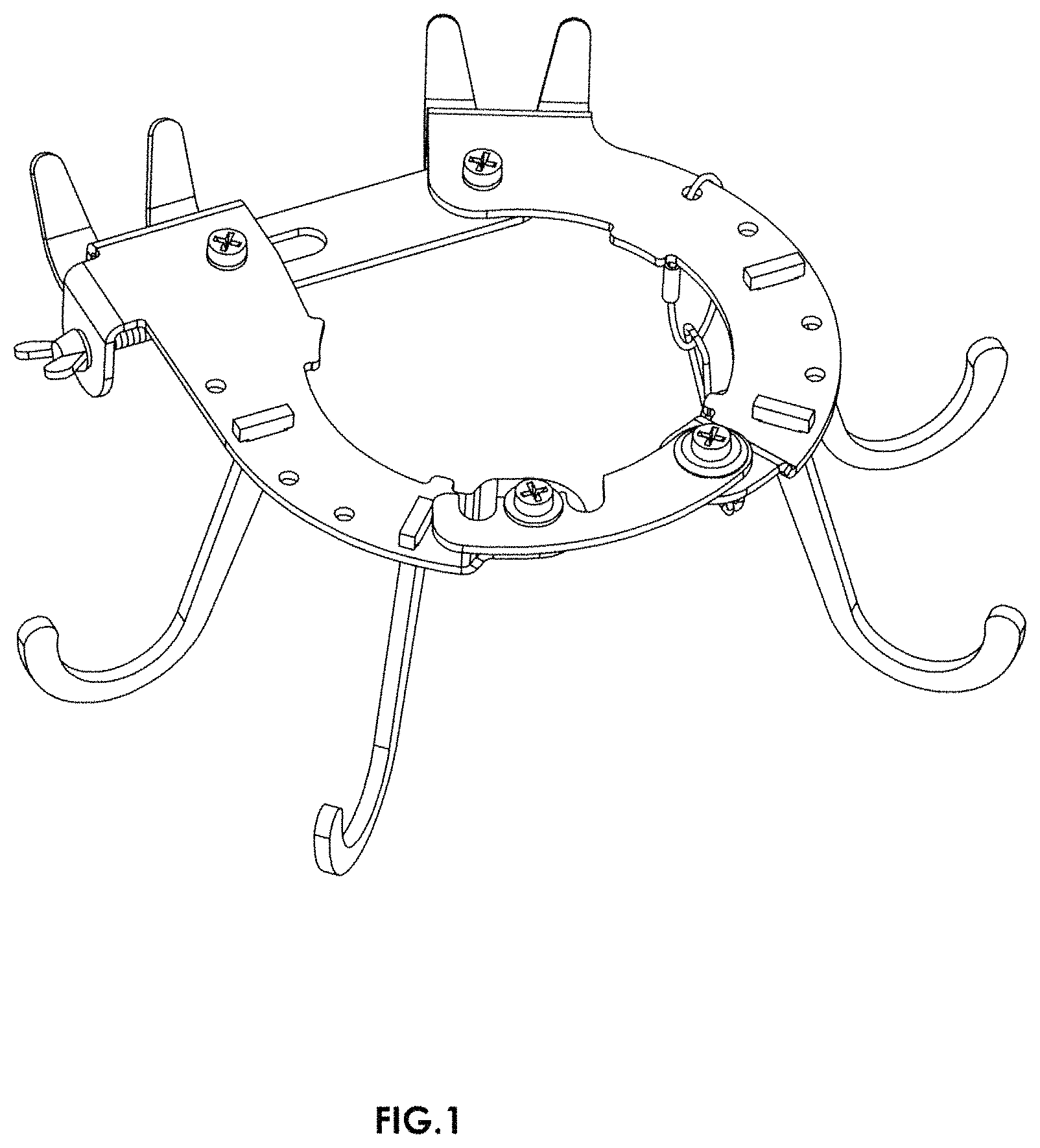 Patent USD1001626 — Gas cylinder hanger — Figure 1