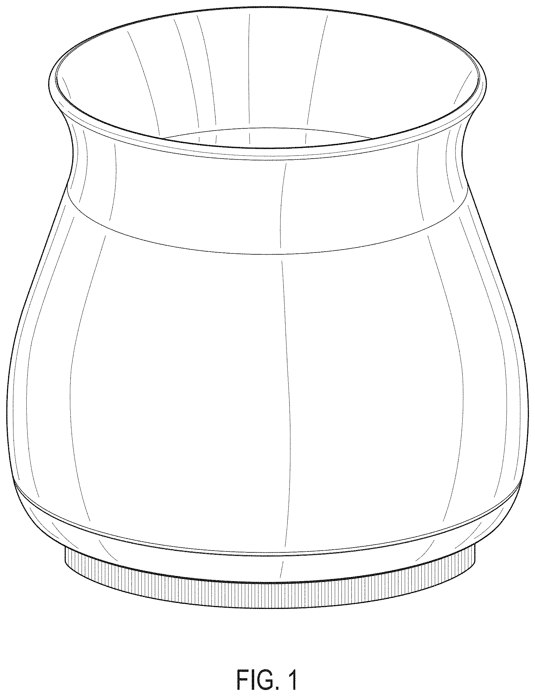 Patent USD1001628 — Furniture leg cover — Figure 1