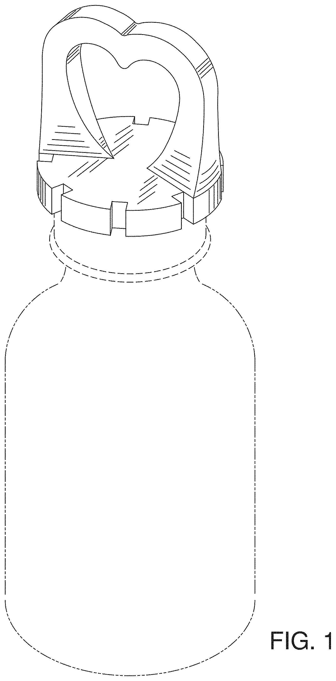 Patent USD1001635 — Safety cap for laboratory and consumable containers — Figure 1