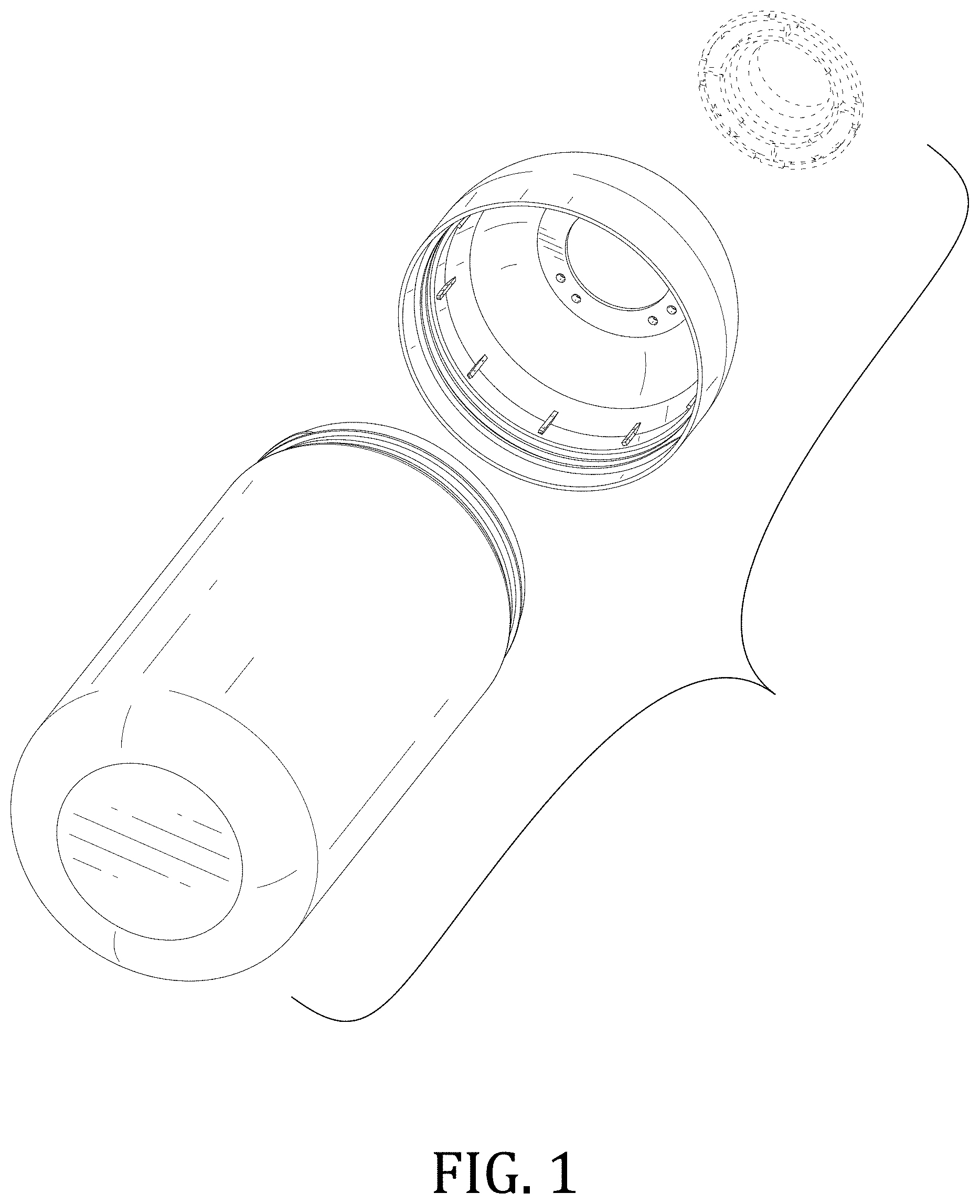 Patent USD1001641 — Container — Figure 1