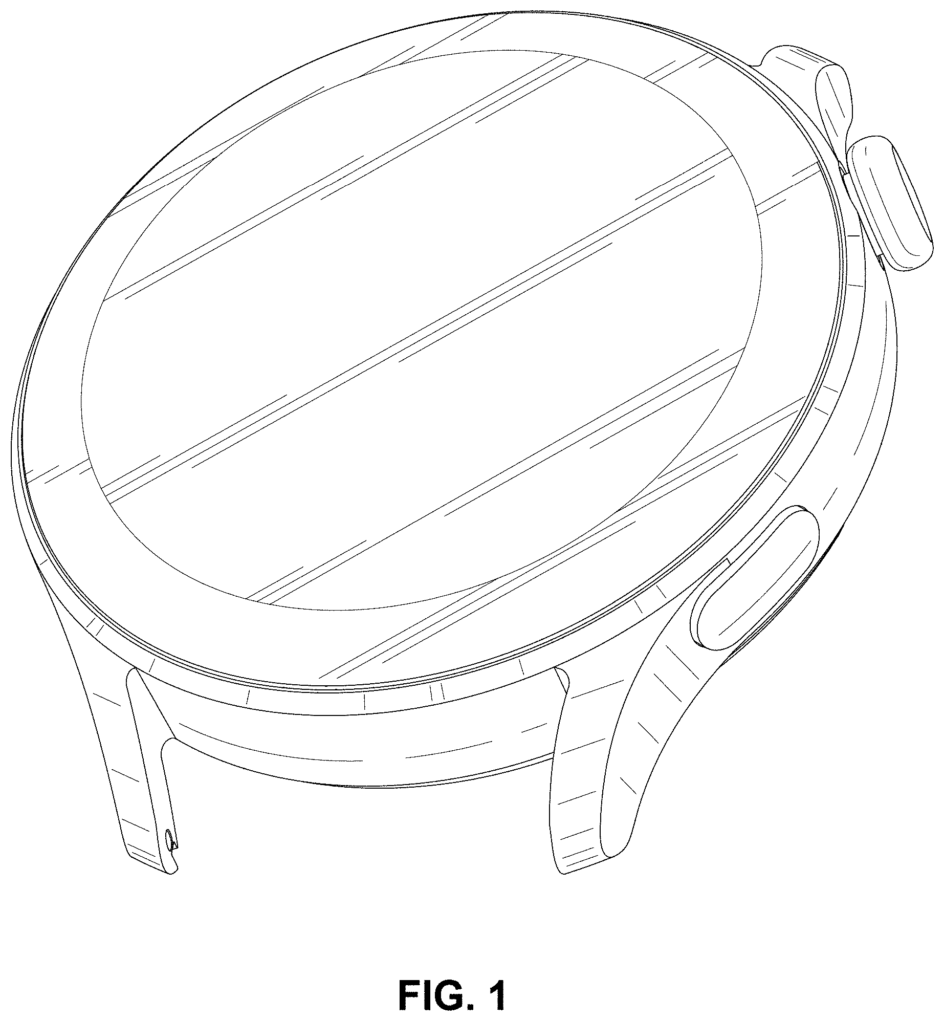 Patent USD1001650 — Watch — Figure 1