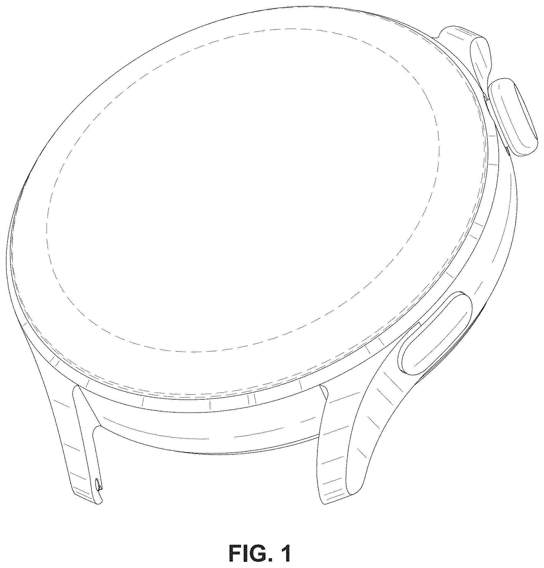 Patent USD1001651 — Watch — Figure 1