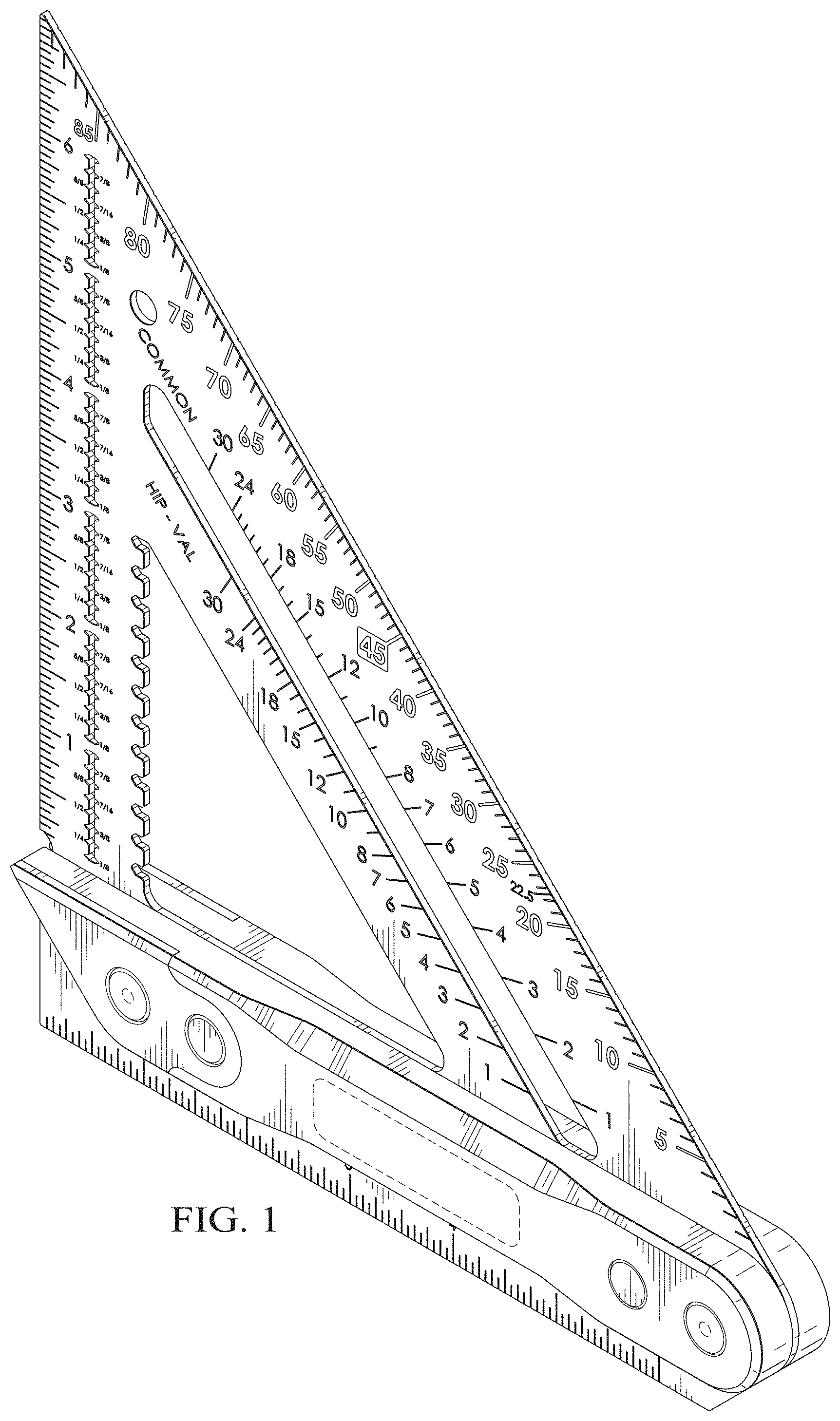 Patent USD1001660 — Carpenter square — Figure 1