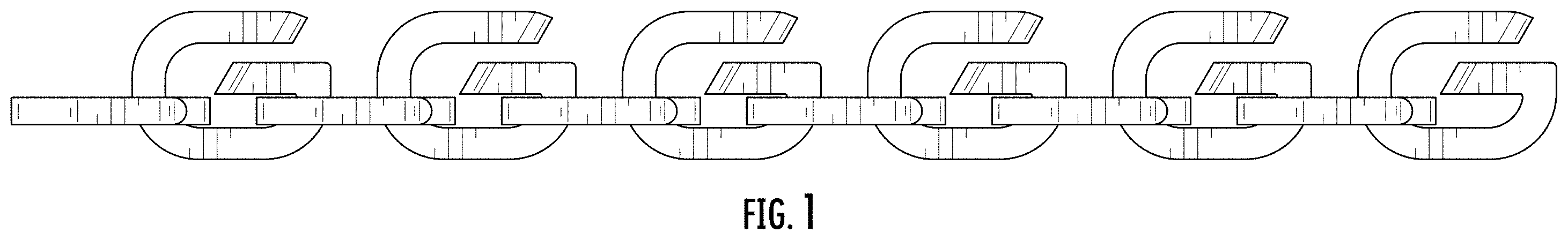 Patent USD1001667 — Jewelry chain — Figure 1