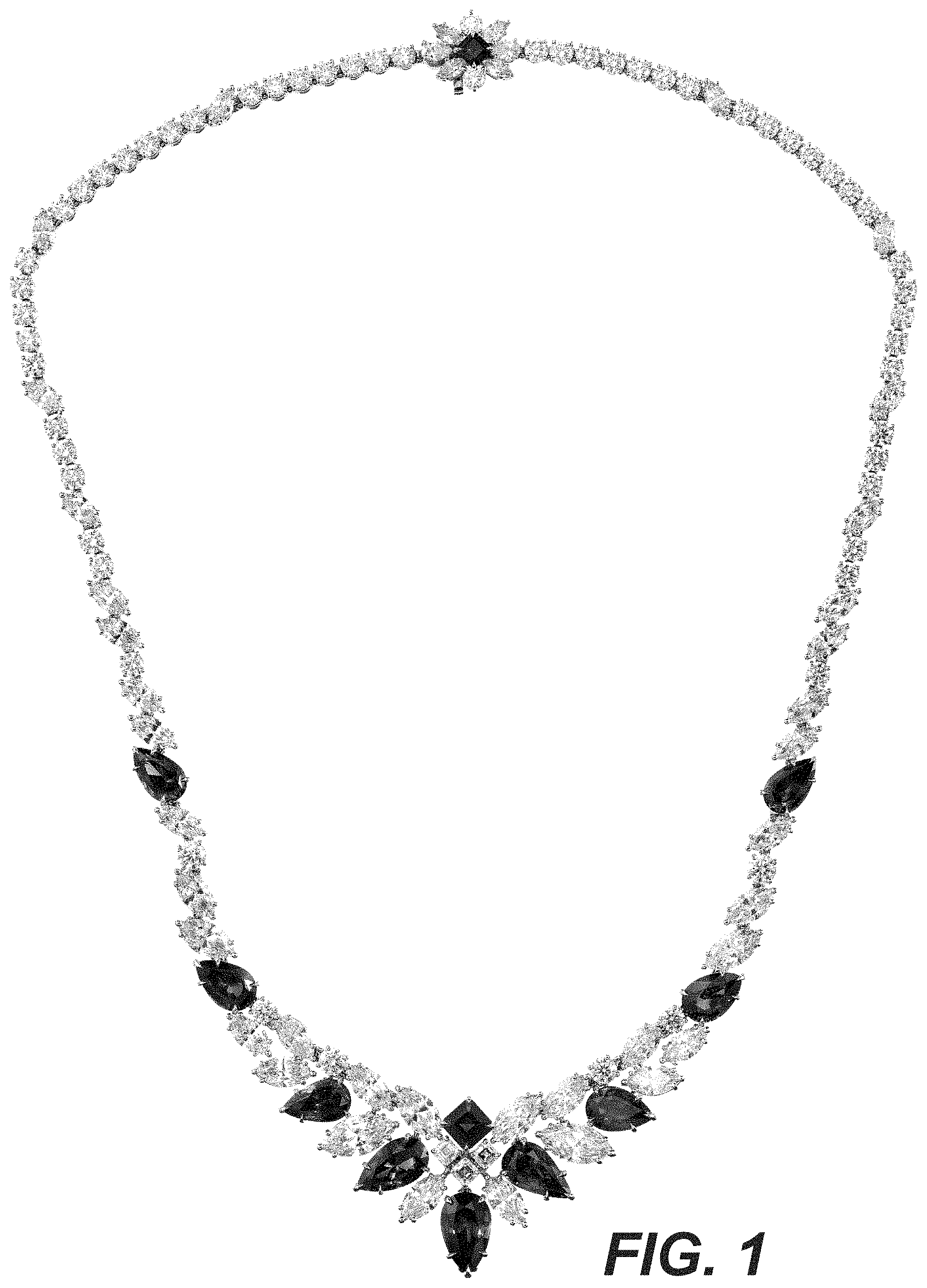 Patent USD1001669 — Necklace — Figure 1
