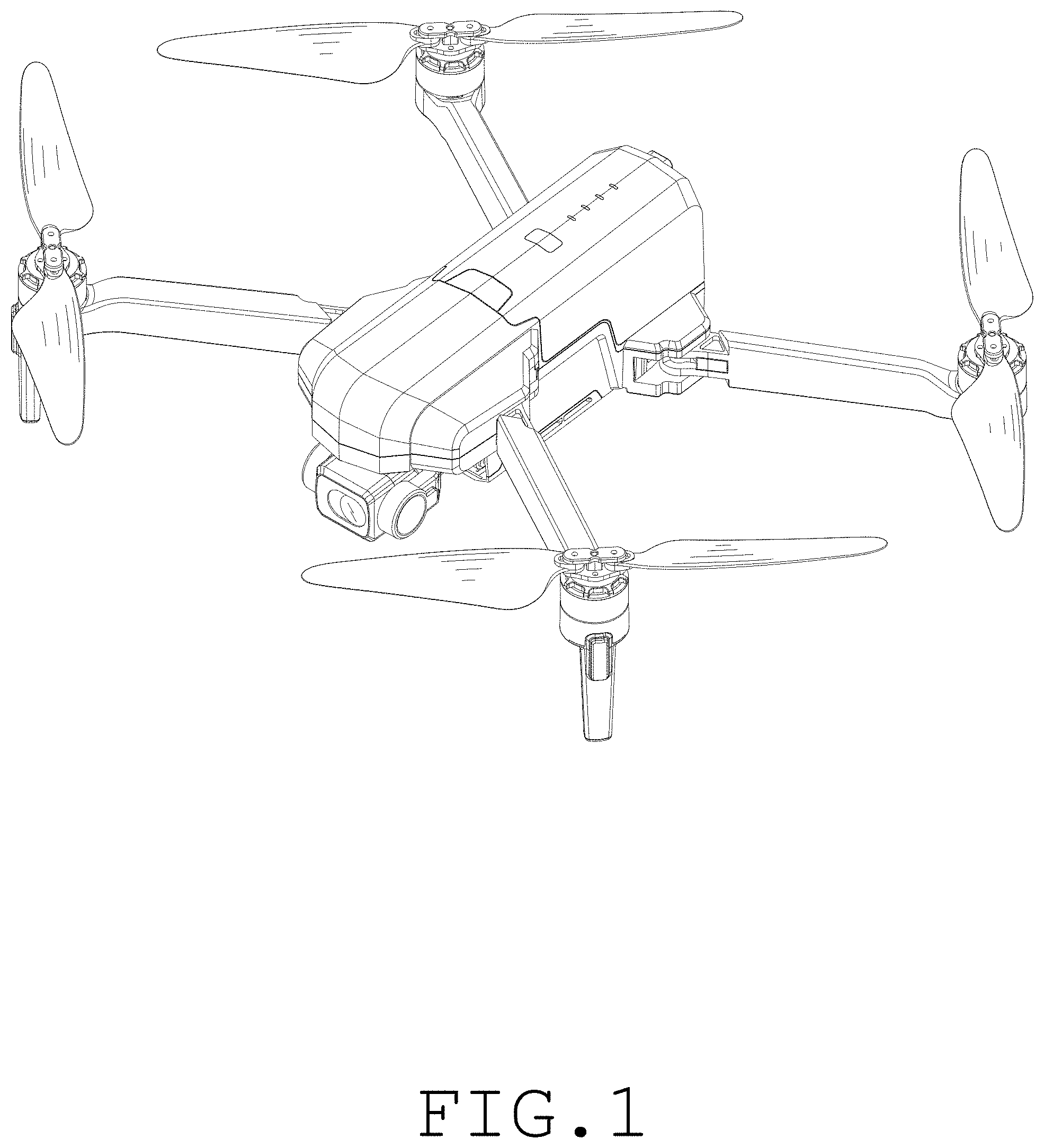 Patent USD1001681 Figure 1 – Drone