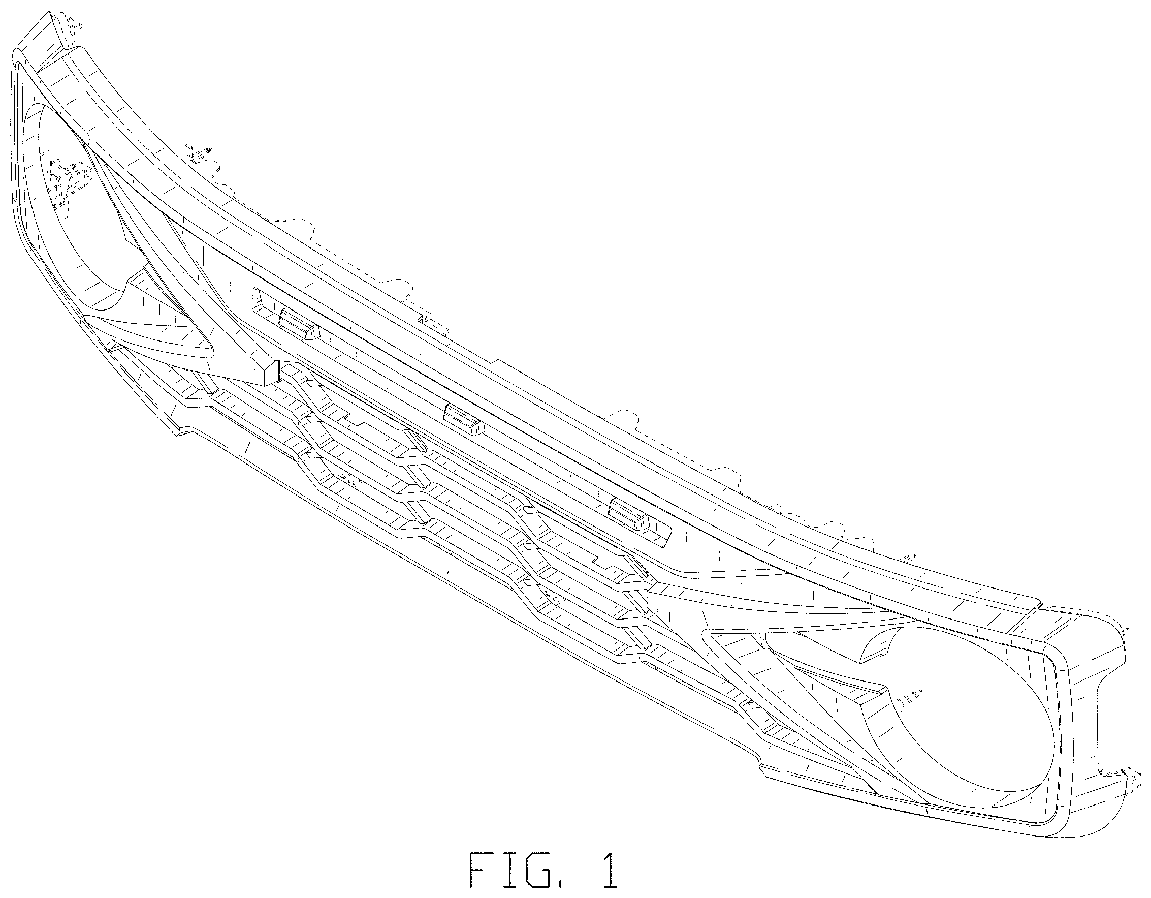 Patent USD1001693 — Car front grill — Figure 1