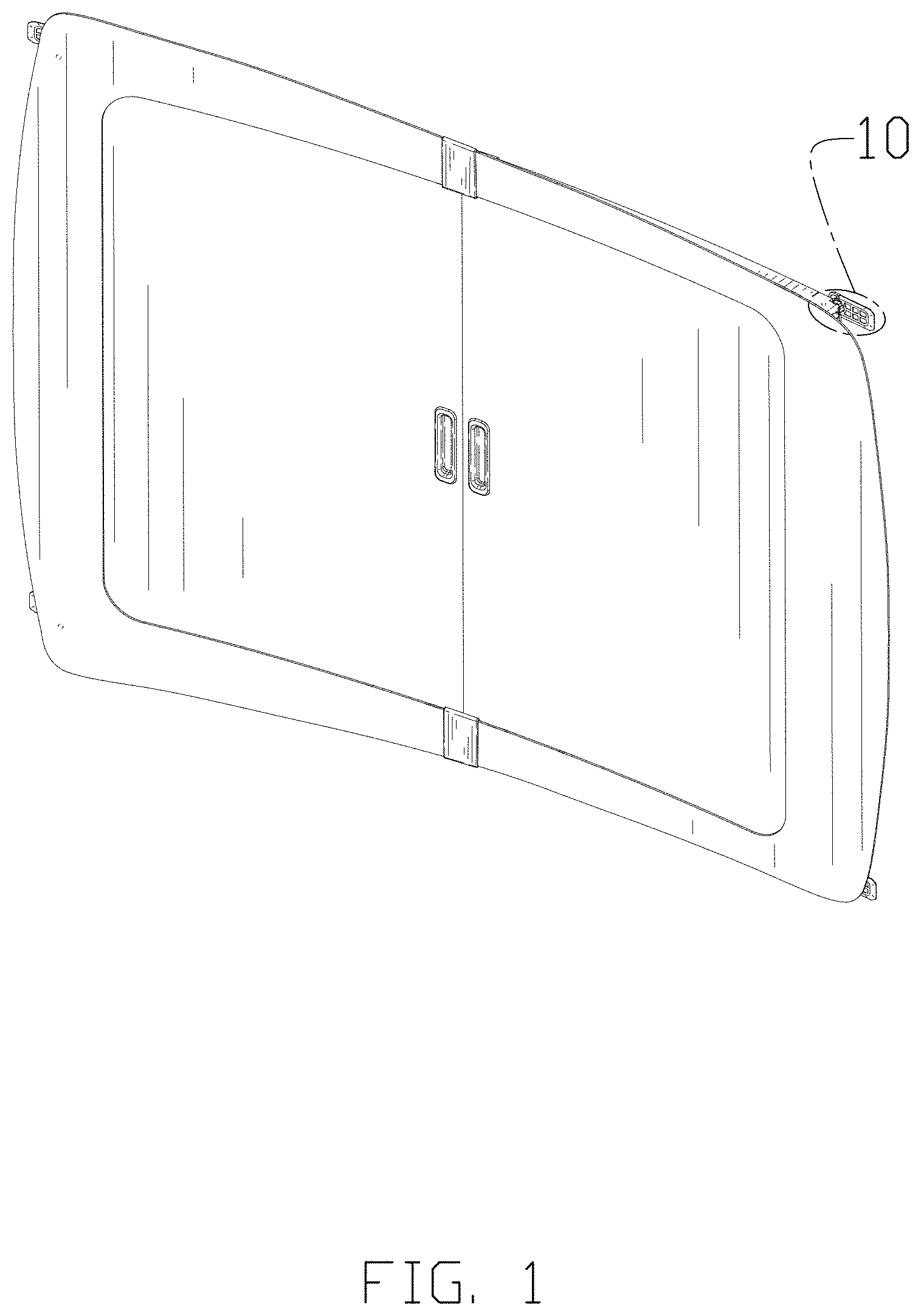 Patent USD1001698 Figure 1 – Sunshade