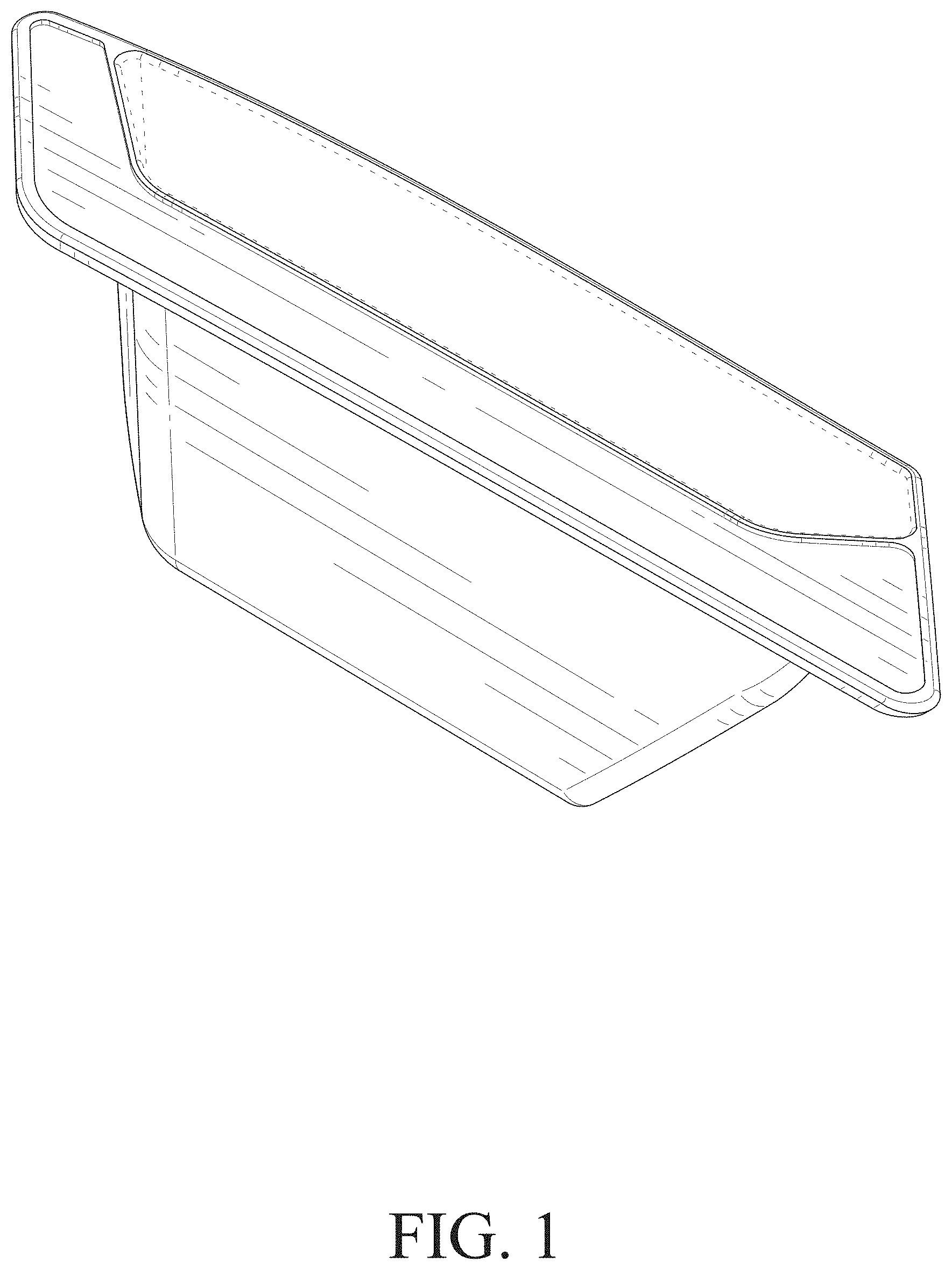 Patent USD1001704 — Car door side storage box — Figure 1