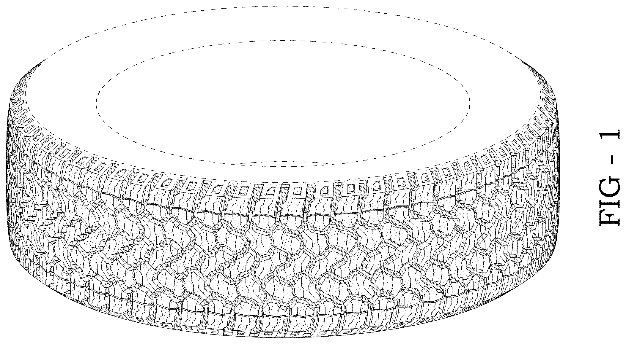 Patent USD1001722 — Tire — Figure 1