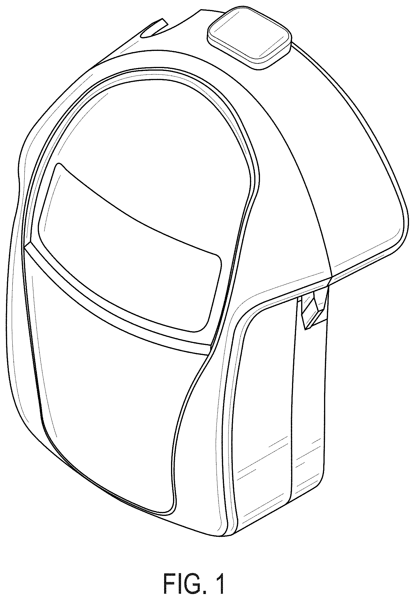 Patent USD1001727 — Battery pack — Figure 1