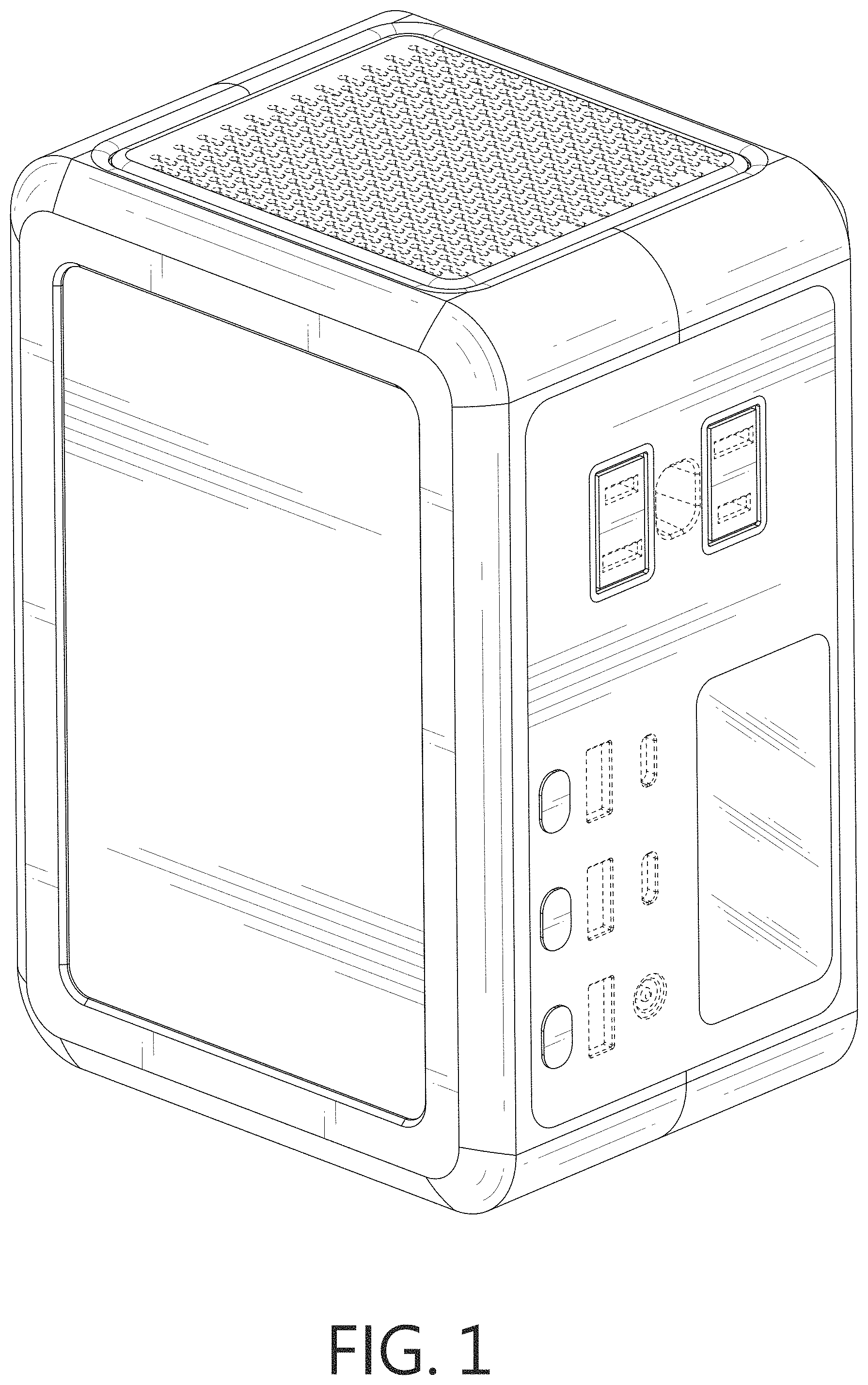 Patent USD1001732 — Portable power station — Figure 1