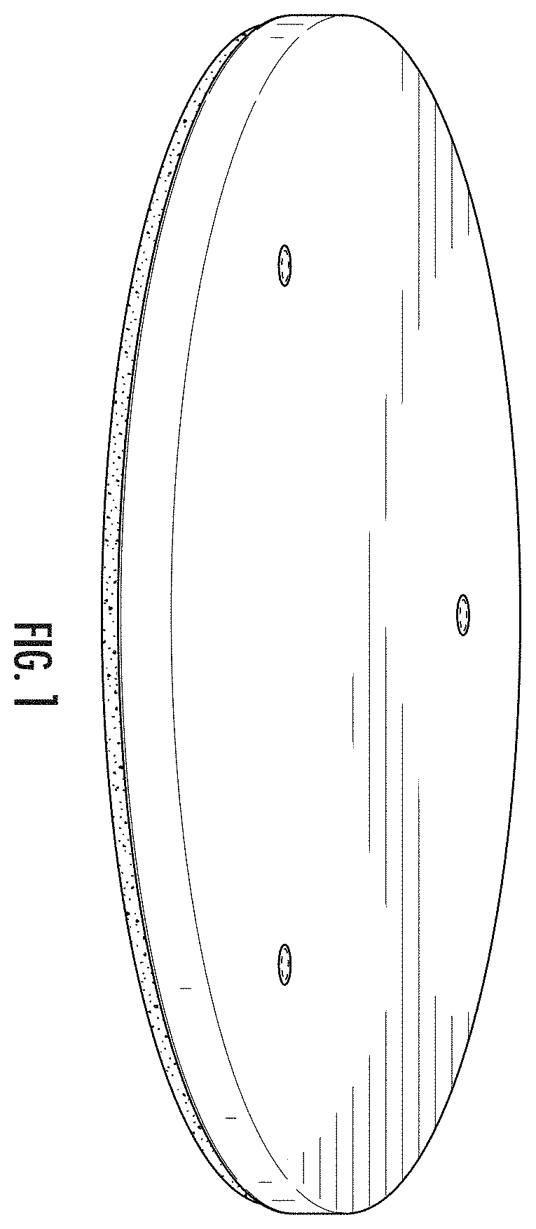 Patent USD1001749 Figure 1 – Base plate for a foot pedal