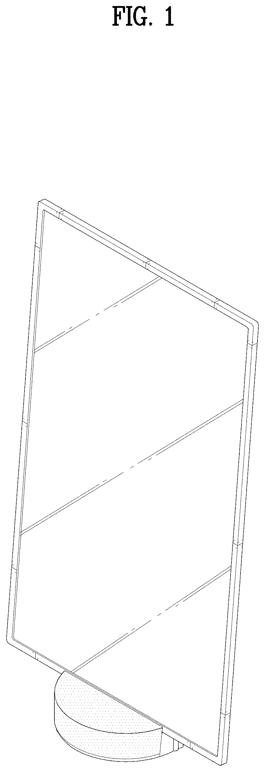 Patent USD1001755 — Television receiver — Figure 1