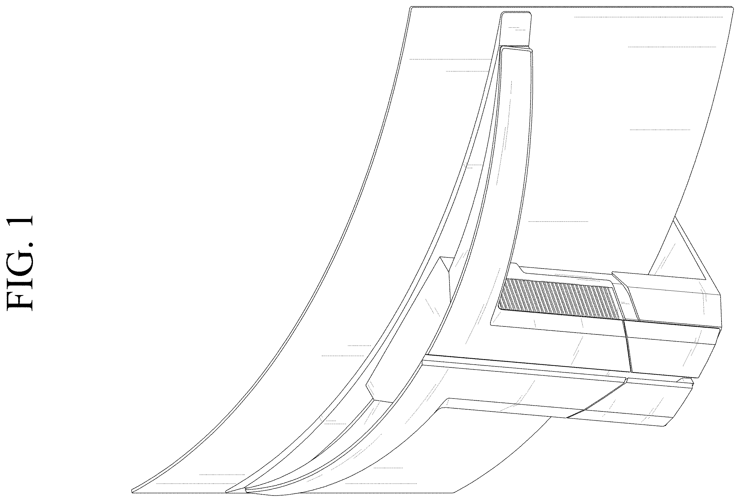 Patent USD1001756 — Television receiver — Figure 1