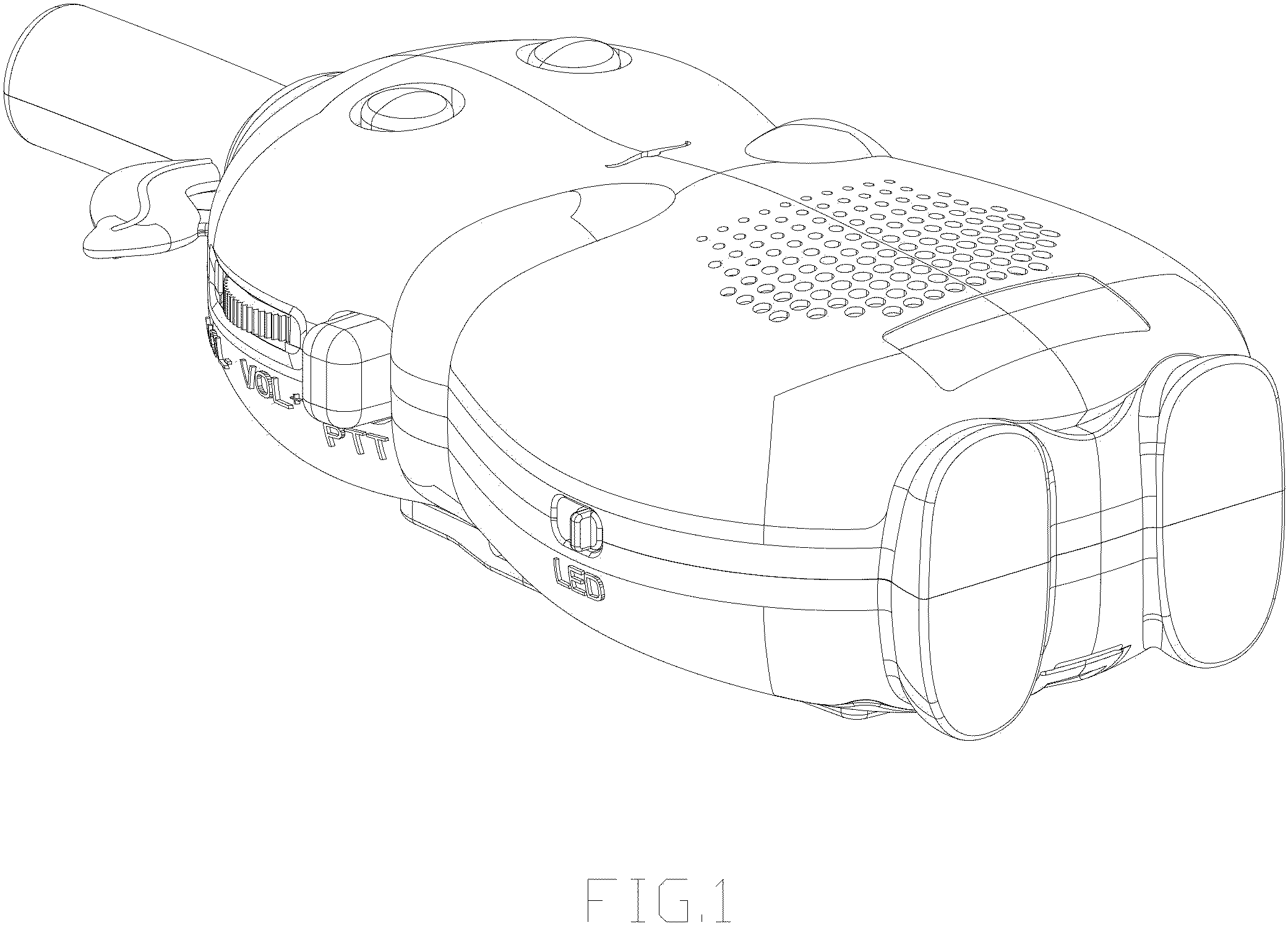 Patent USD1001757 — Two way radio — Figure 1