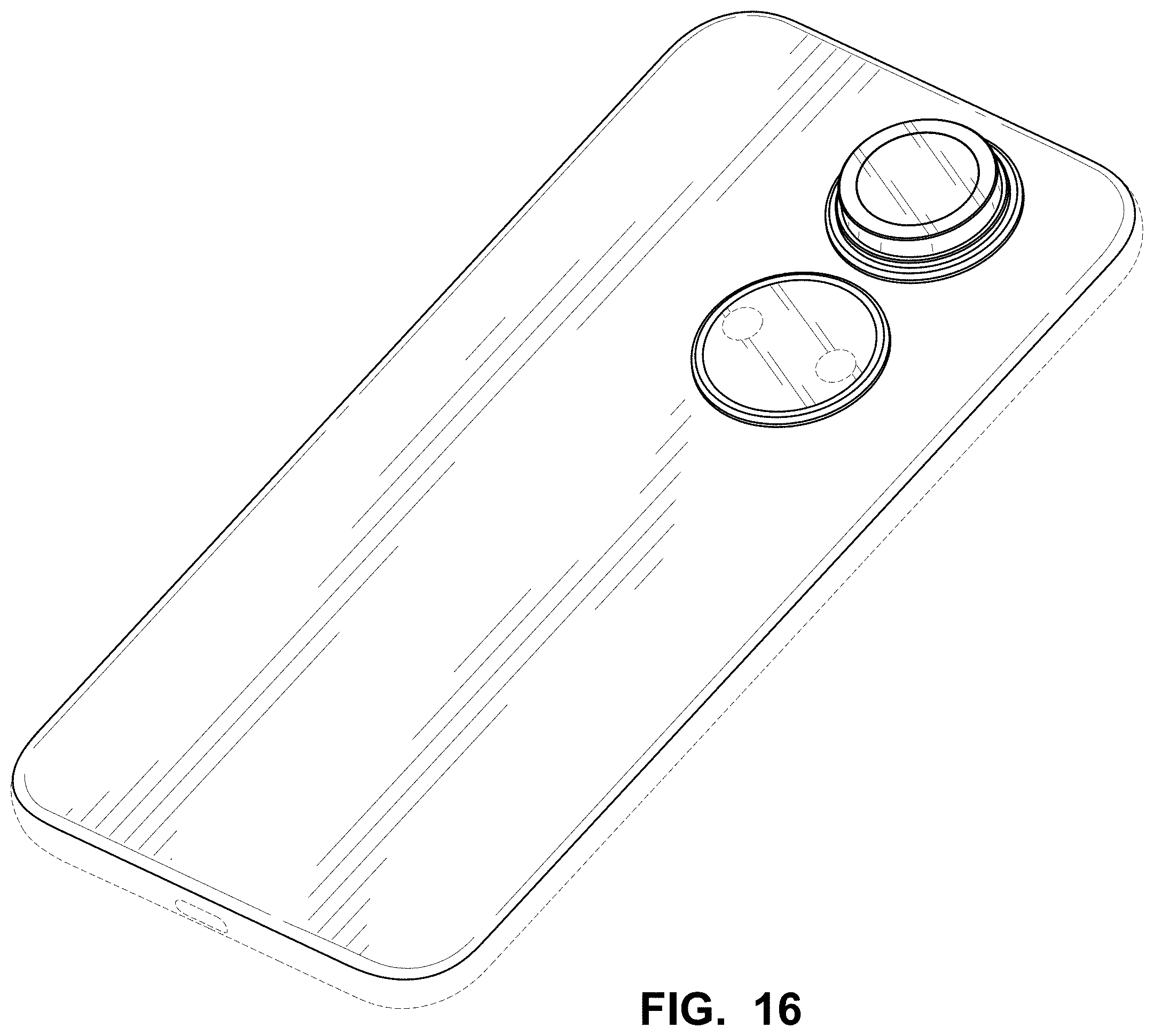 Patent USD1001762 Figure 12 – Mobile phone