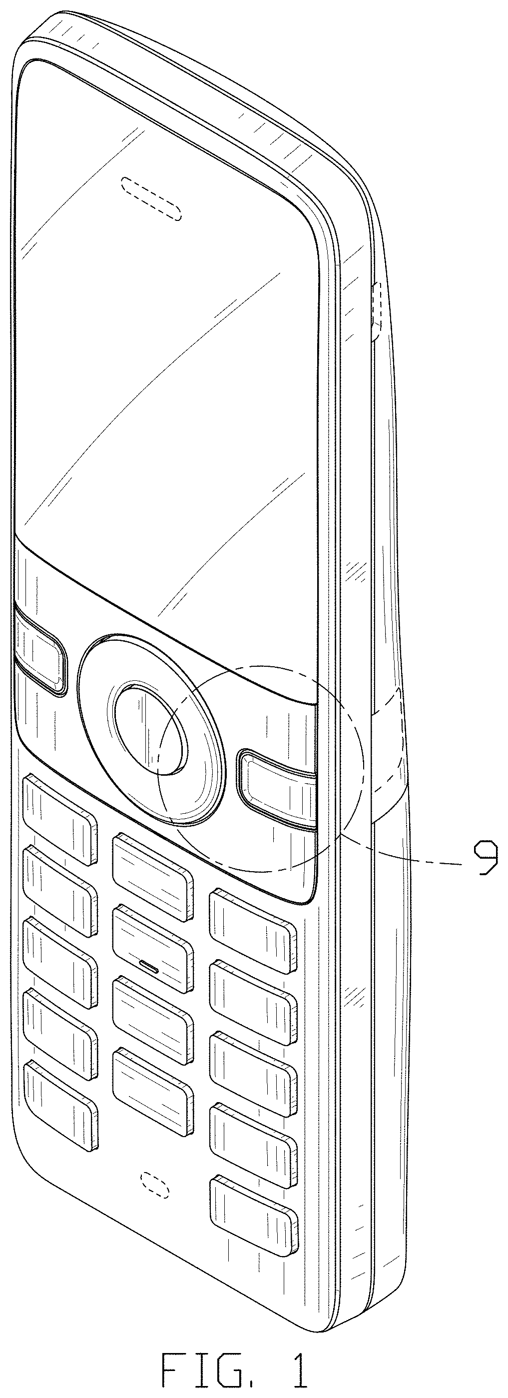 Patent USD1001765 — Voip phone — Figure 1