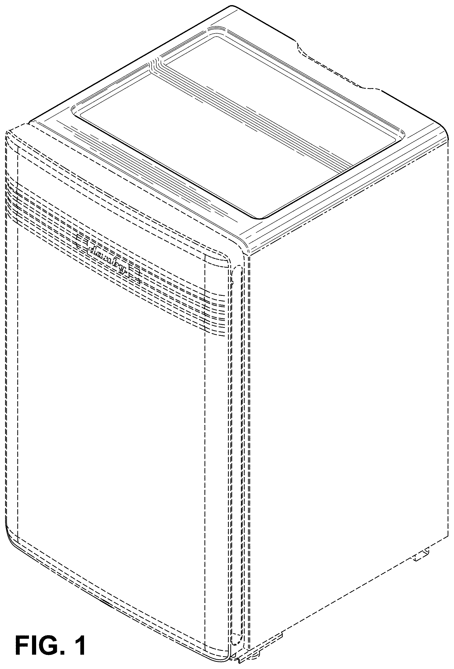 Patent USD1001770 — Refrigerator top — Figure 1