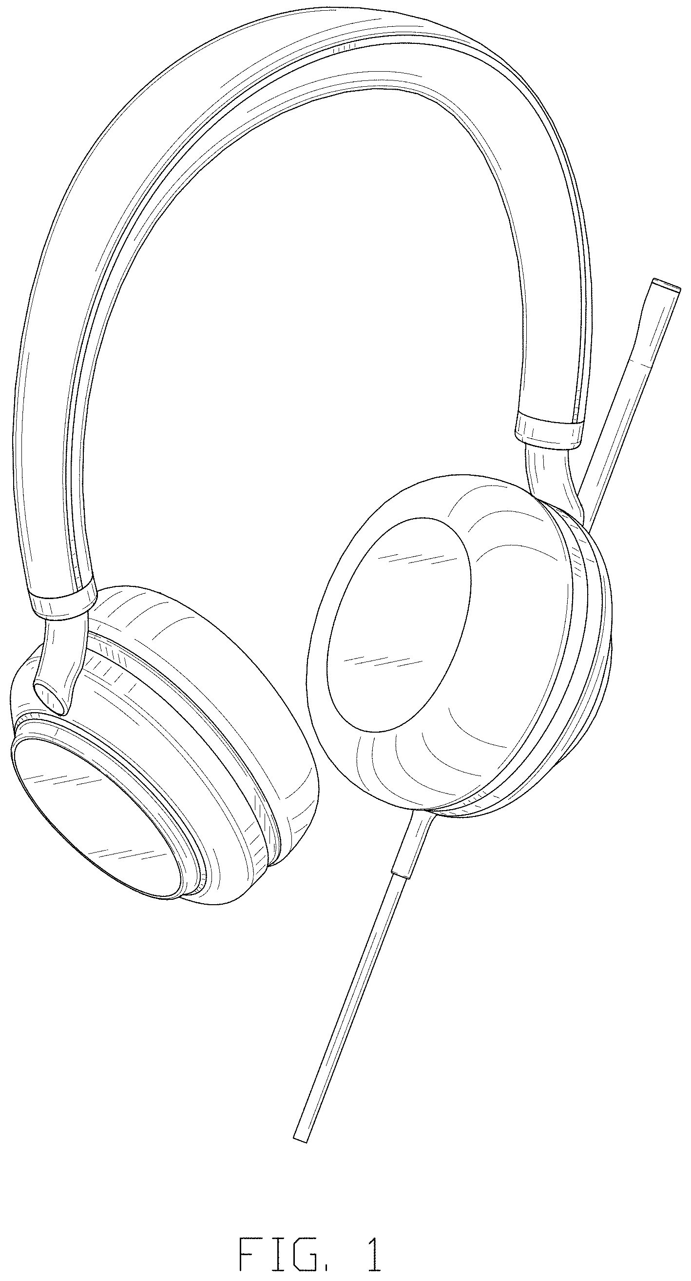 Patent USD1001774 — Headphone — Figure 1