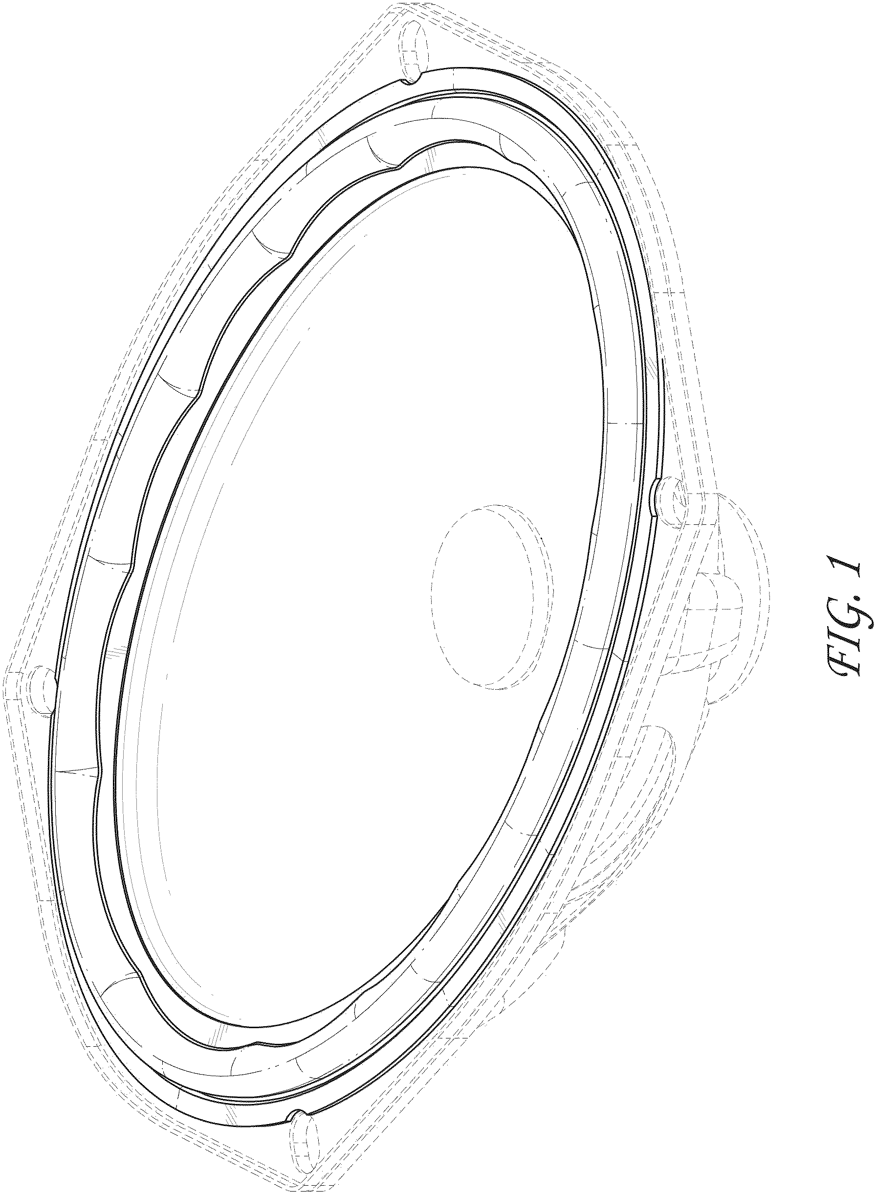 Patent USD1001784 — Speaker surround — Figure 1