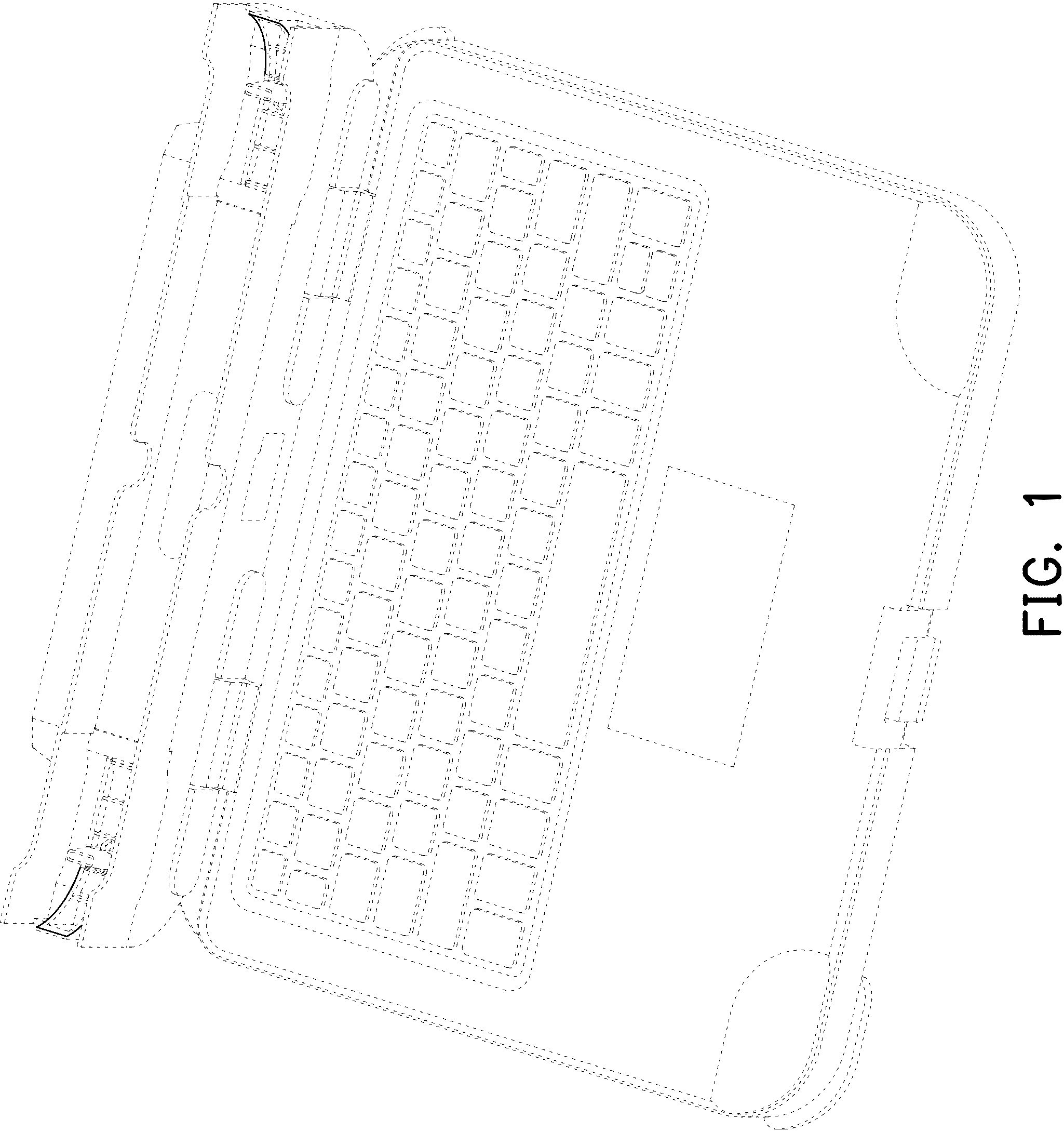 Patent USD1001807 — Docking station for tablet computer — Figure 1