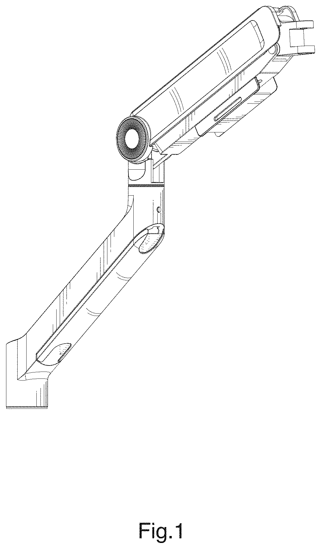 Patent USD1001816 — Monitor arm — Figure 1