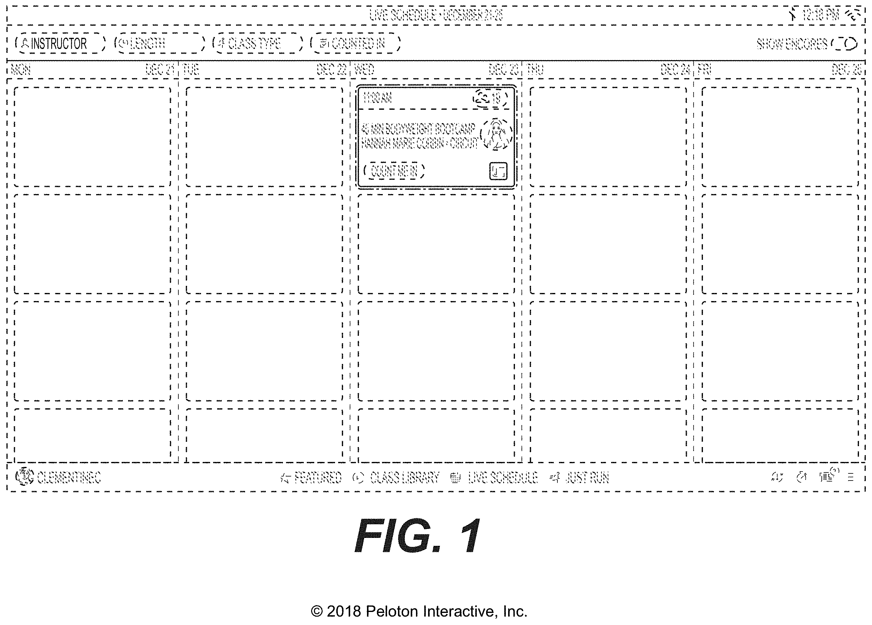 Patent USD1001838 — Display screen or portion thereof with graphical user interface — Figure 1