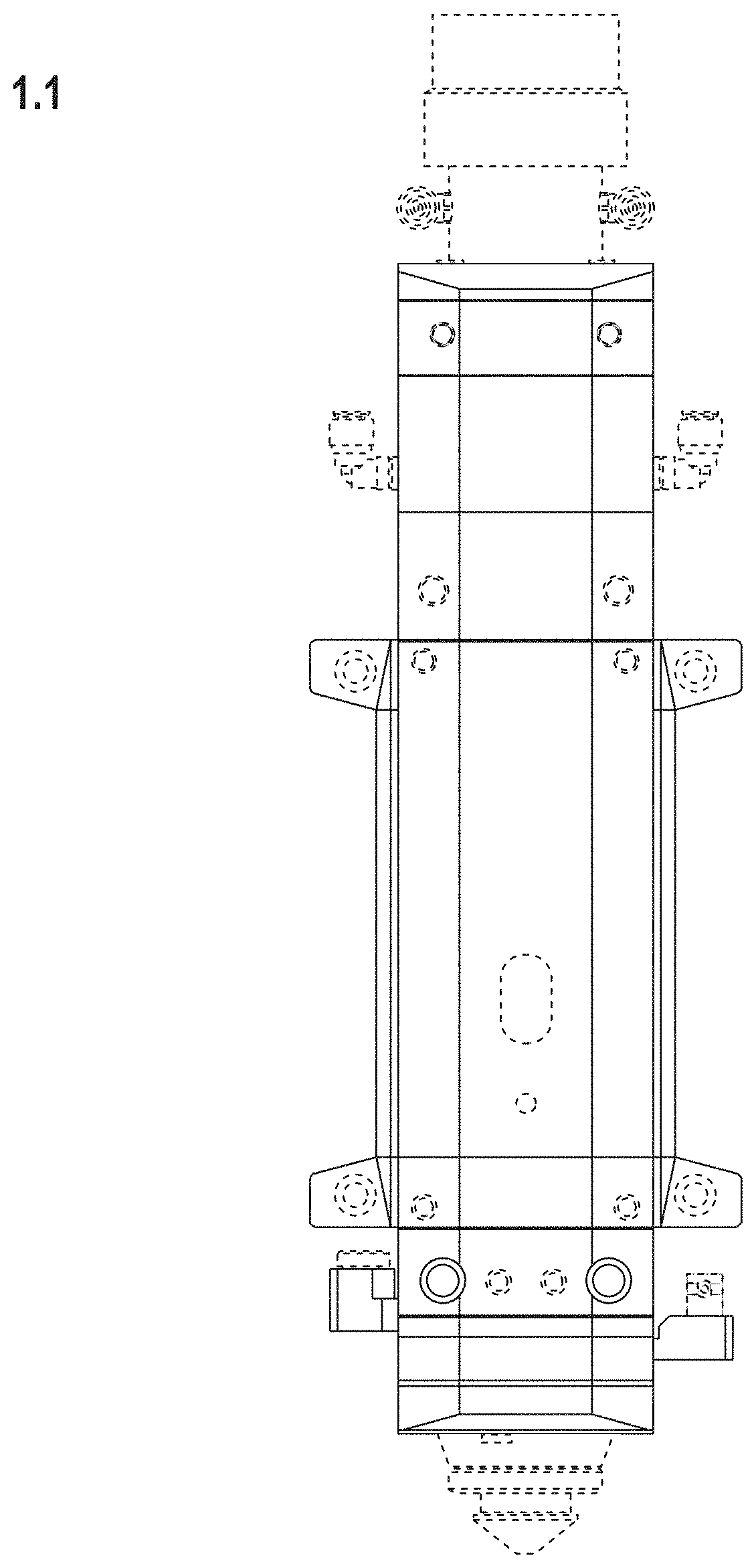 Patent USD1001842 Figure 1 – Laser cutting machine