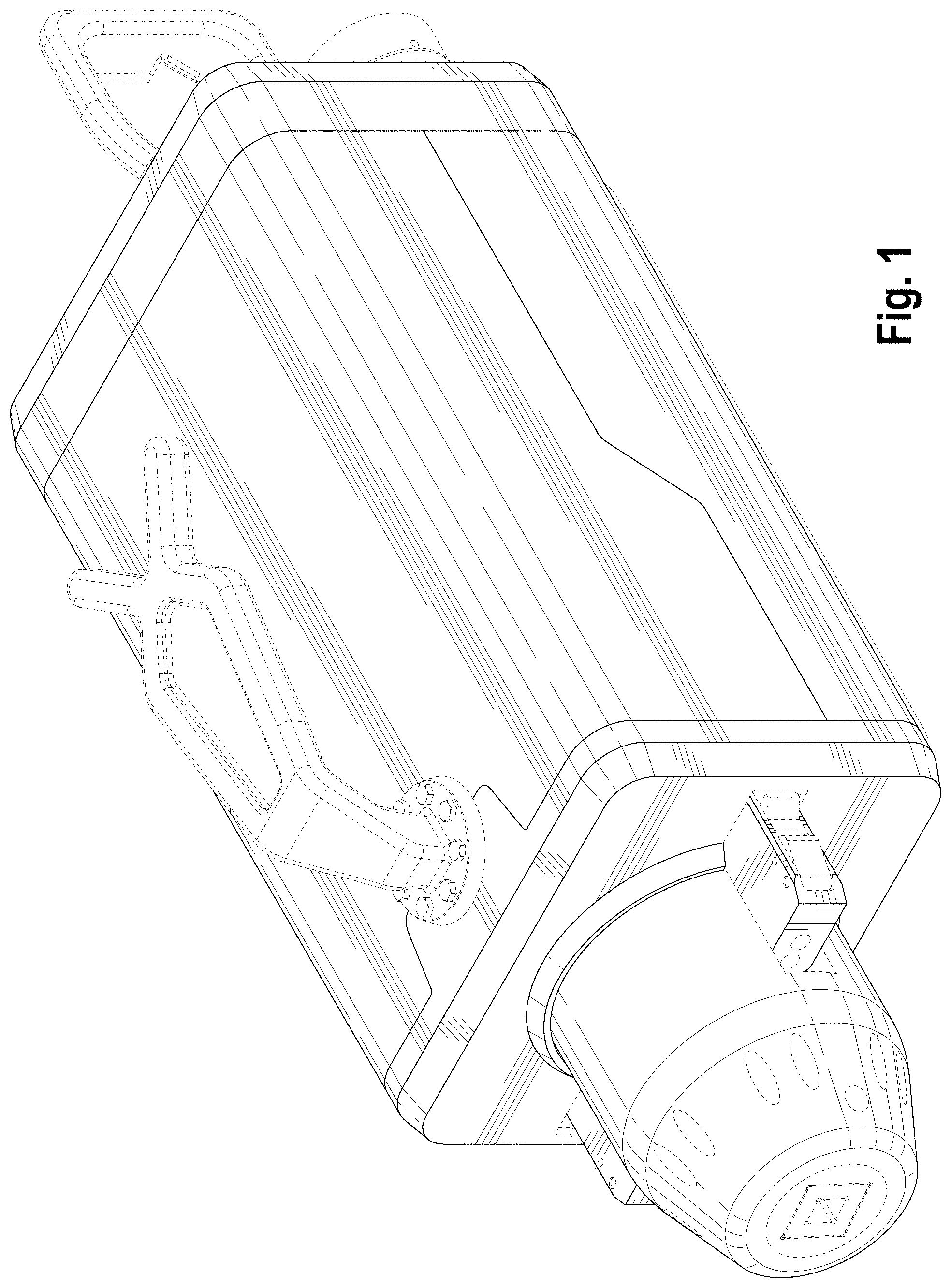 Patent USD1001843 — Subsea valve actuator — Figure 1