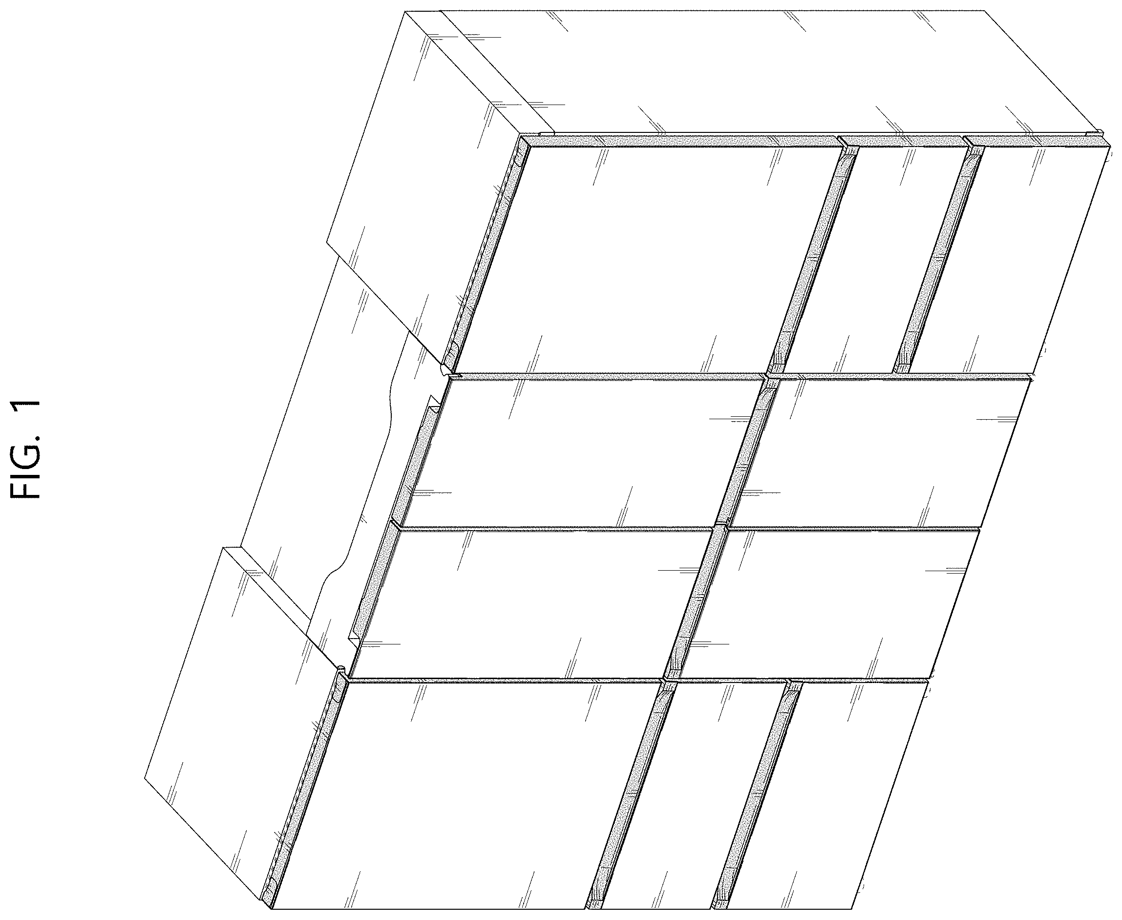 Patent USD1001848 — Refrigerator — Figure 1