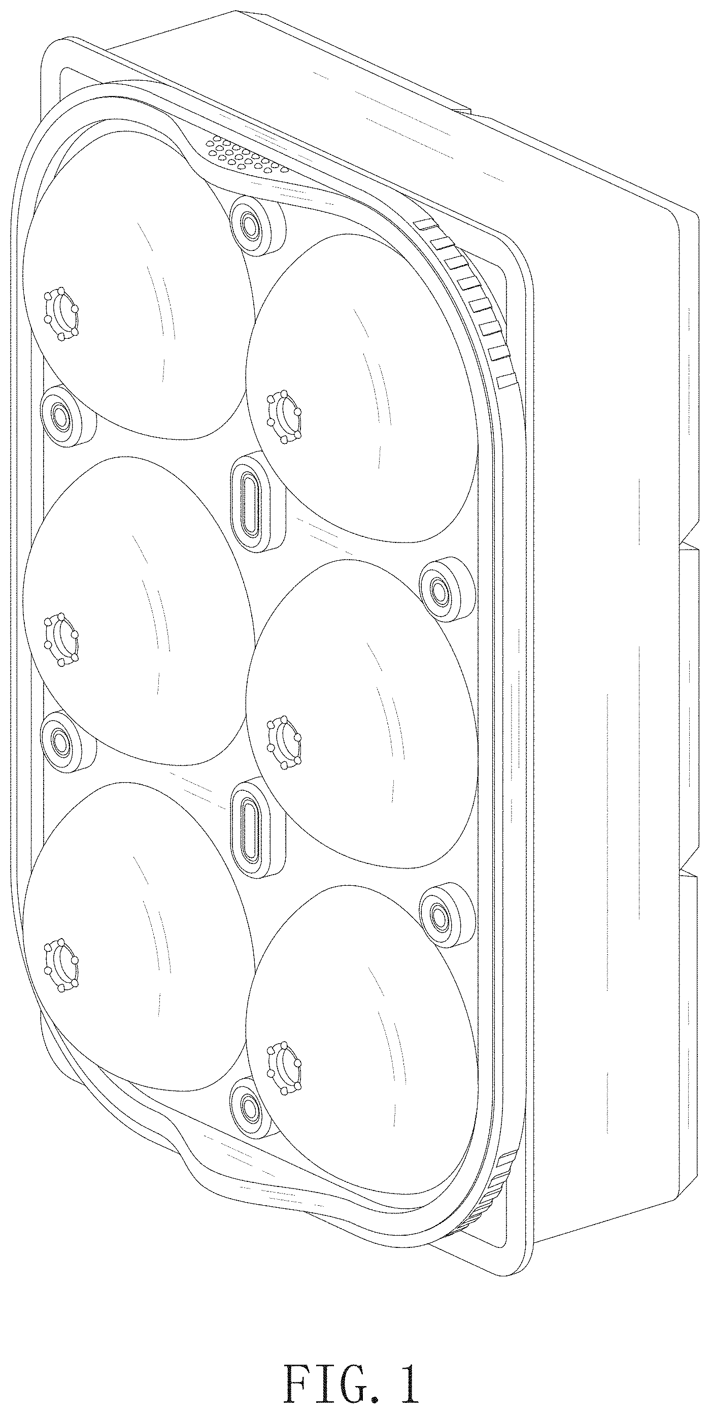 Patent USD1001851 — Ice mold — Figure 1