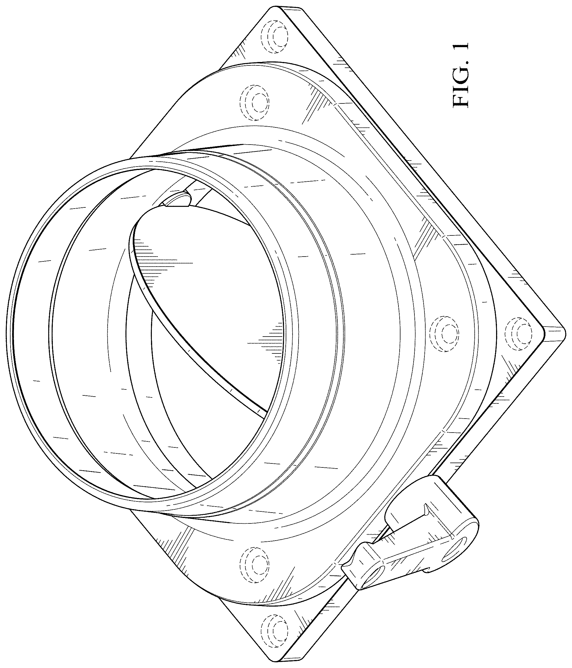 Patent USD1001854 — Blast gate — Figure 1