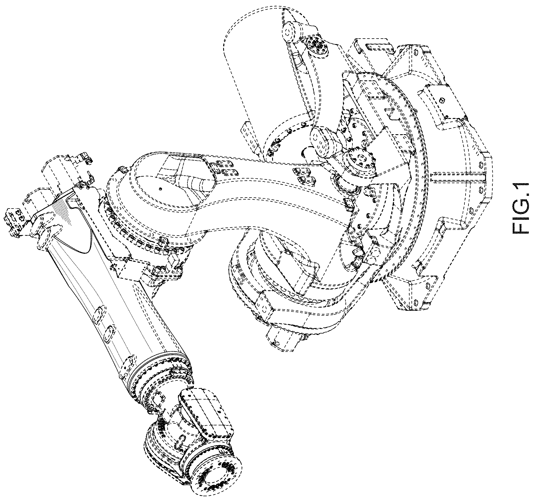Patent USD1001859 — Industrial robot — Figure 1