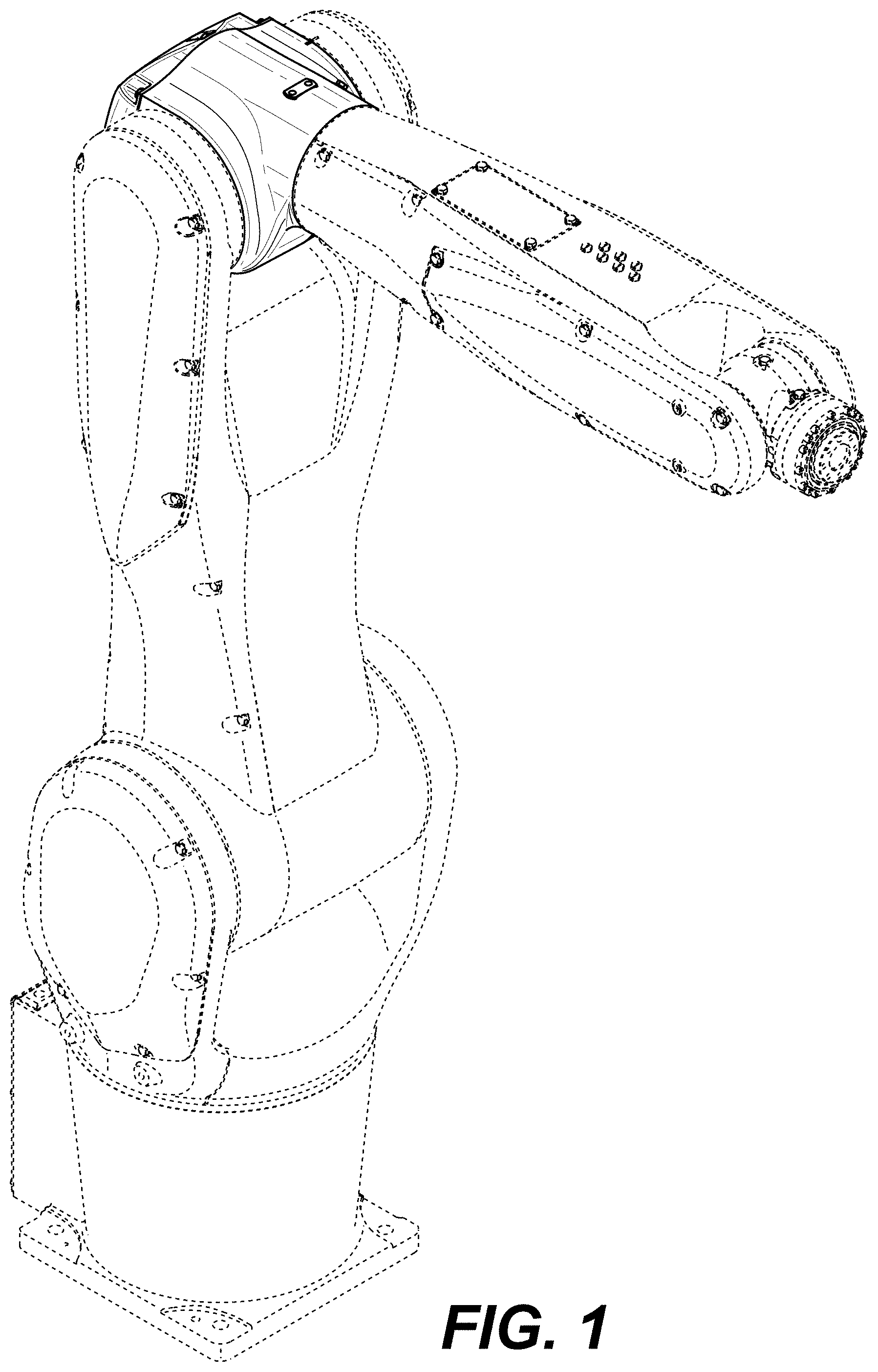 Patent USD1001861 — Industrial robot — Figure 1