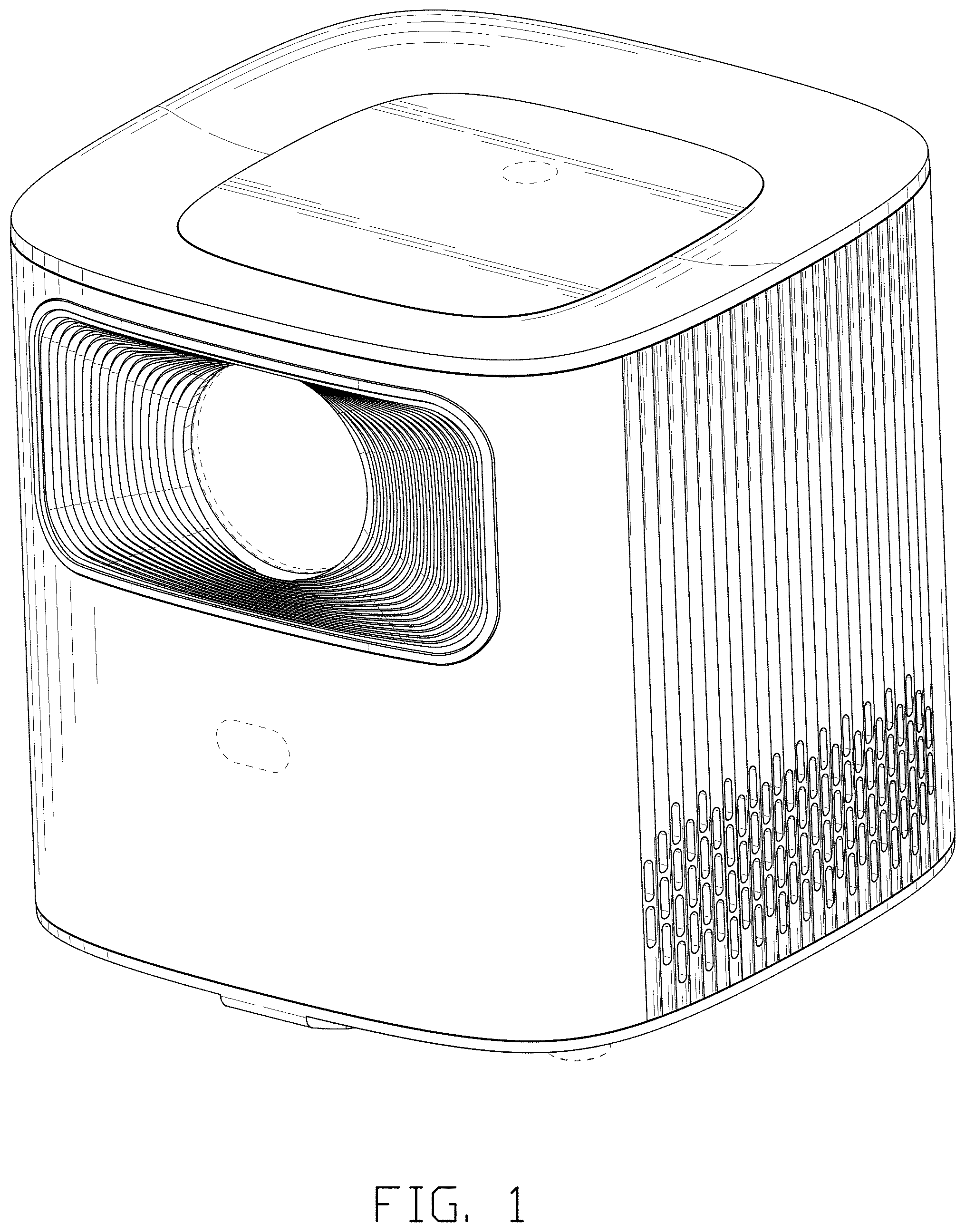 Patent USD1001871 — Projector — Figure 1