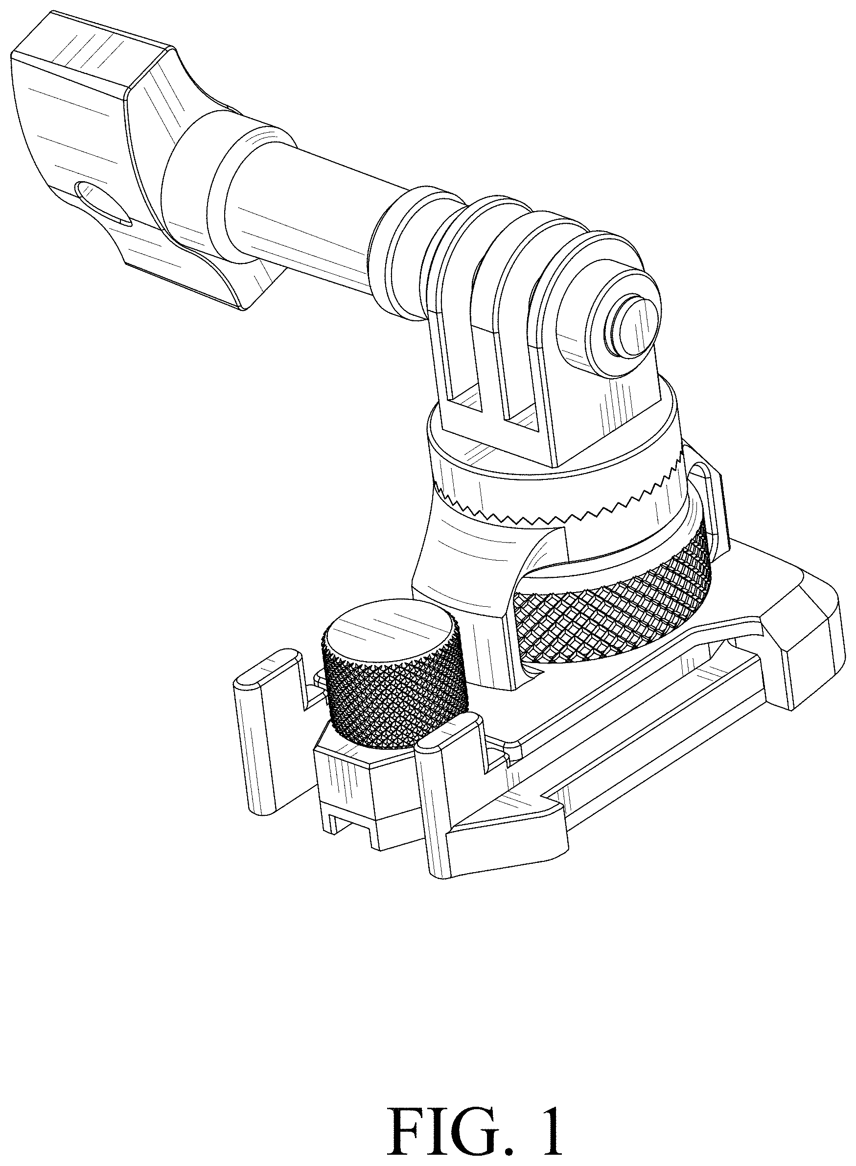 Patent USD1001872 Figure 1 – Camera mount