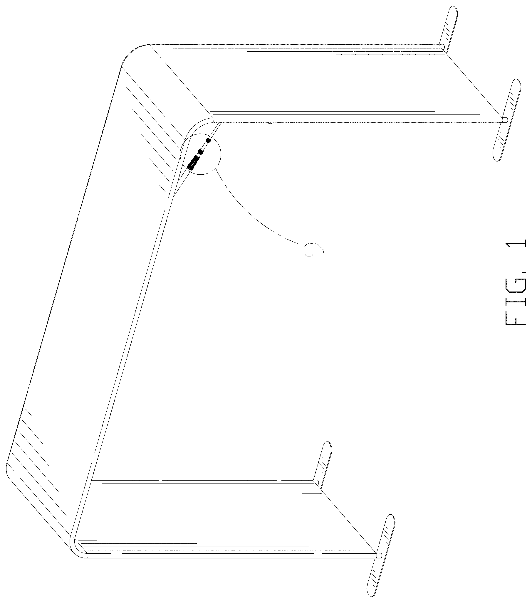 Patent USD1001875 — 360 degree shooting studio — Figure 1
