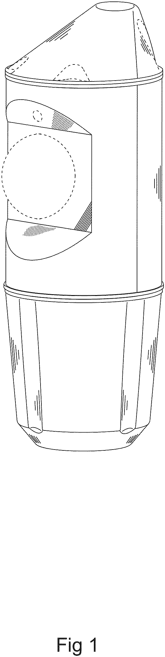 Patent USD1001876 — Enclosure for capture devices — Figure 1