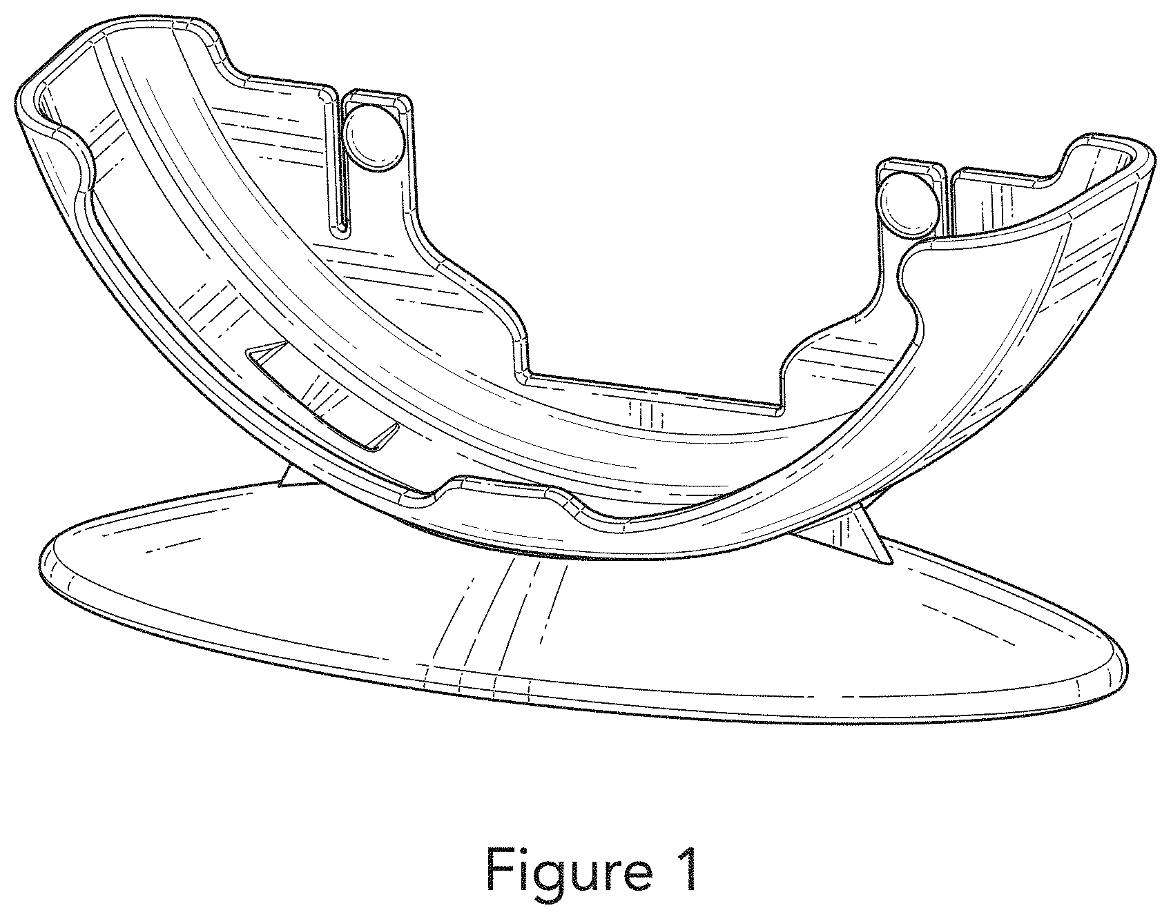 Patent USD1001879 — Camera mounting pedestal — Figure 1