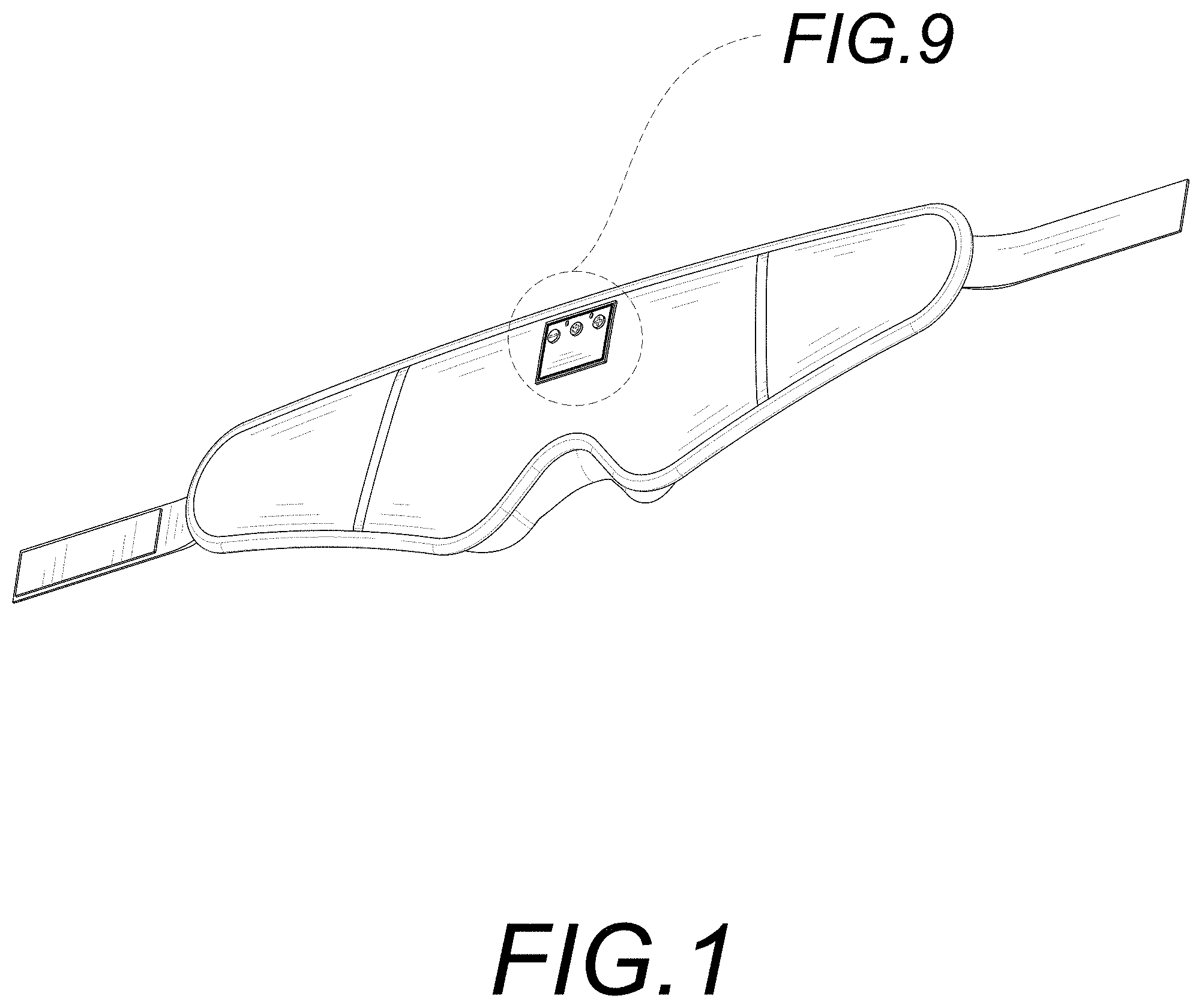 Patent USD1001880 — Ice silk eye mask — Figure 1