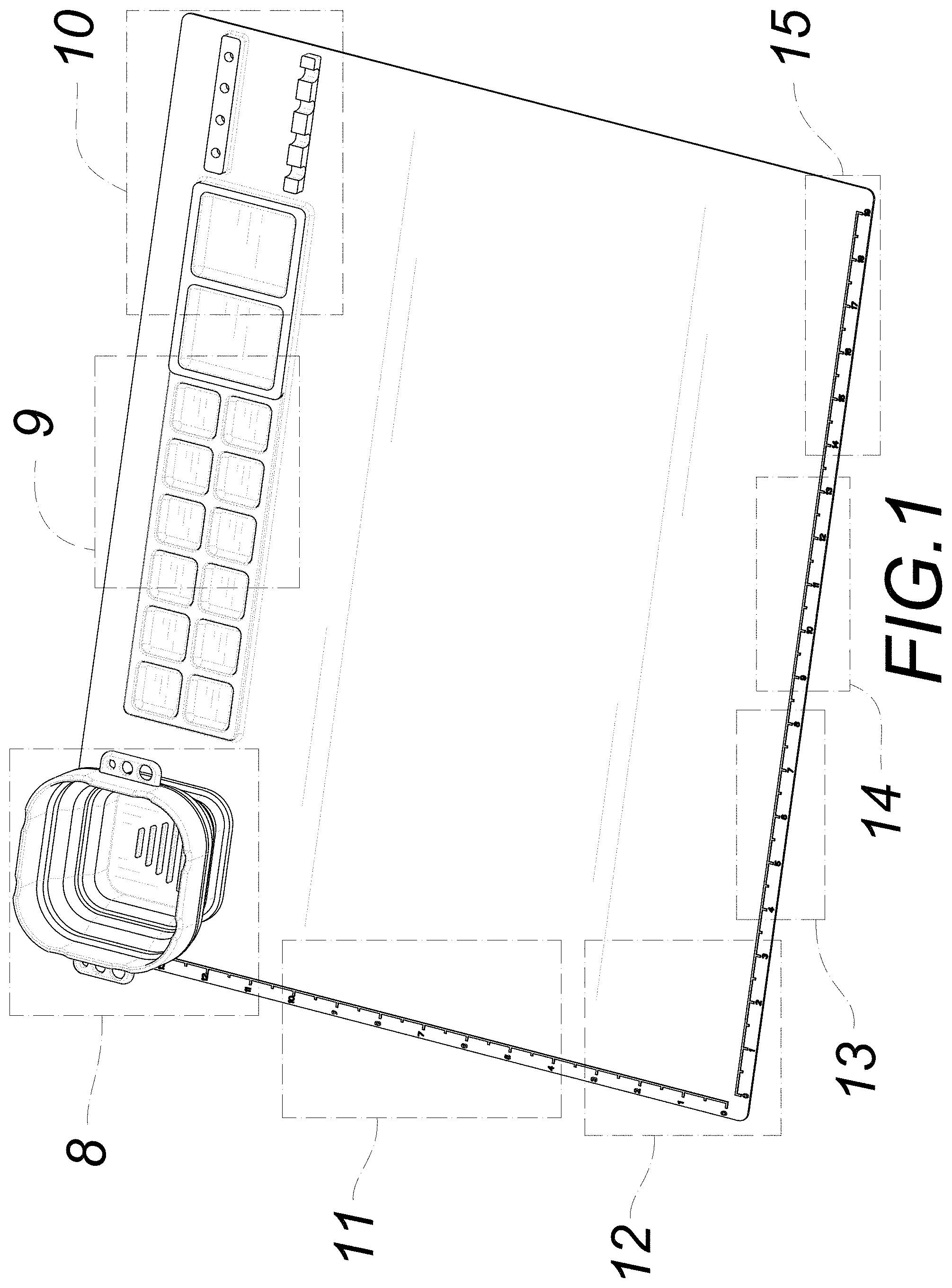 Patent USD1001890 — Painting pad — Figure 1