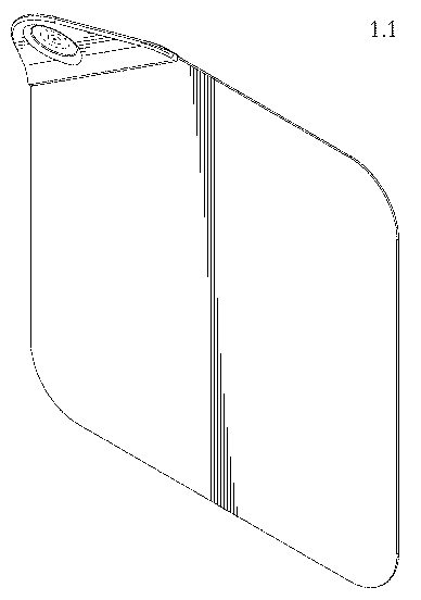 Patent USD1001891 — Writing device — Figure 1