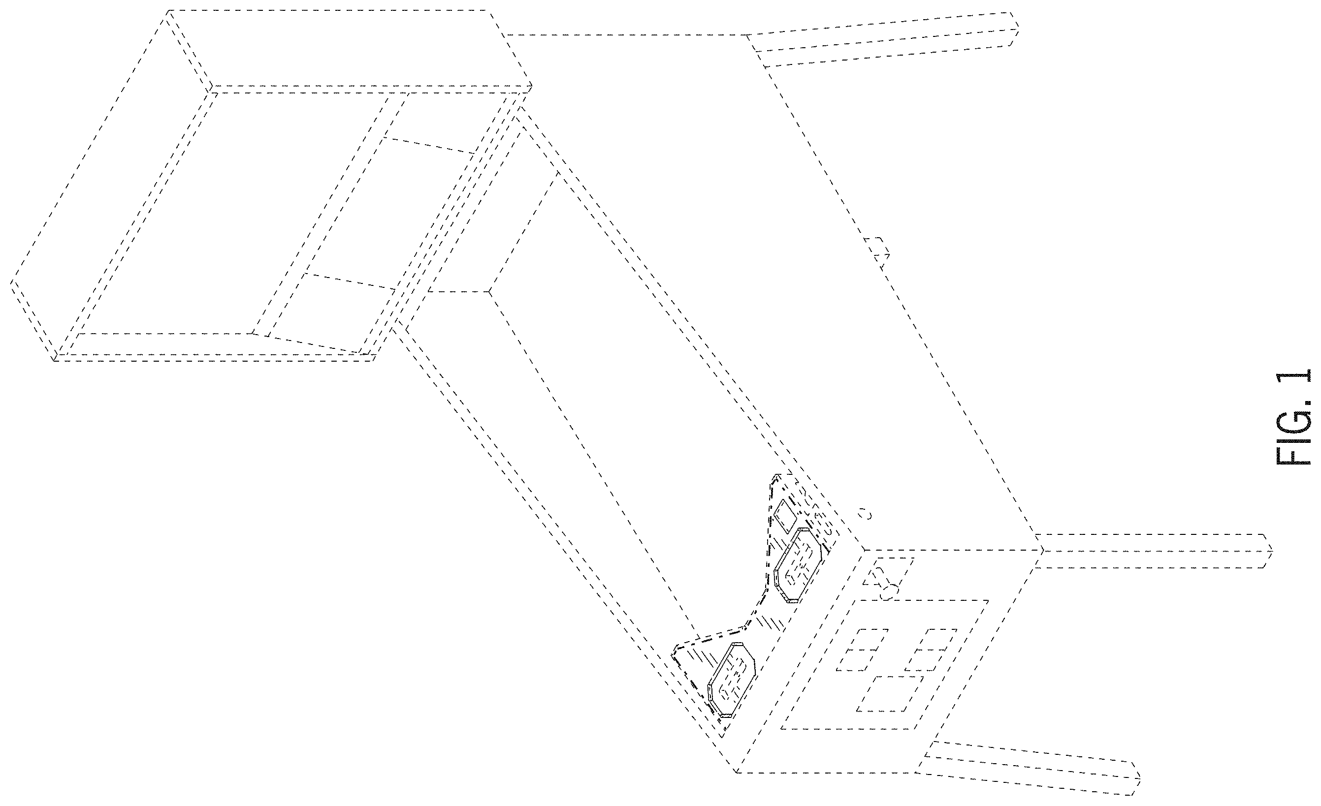 Patent USD1001896 — Playfield arch for a pinball machine — Figure 1