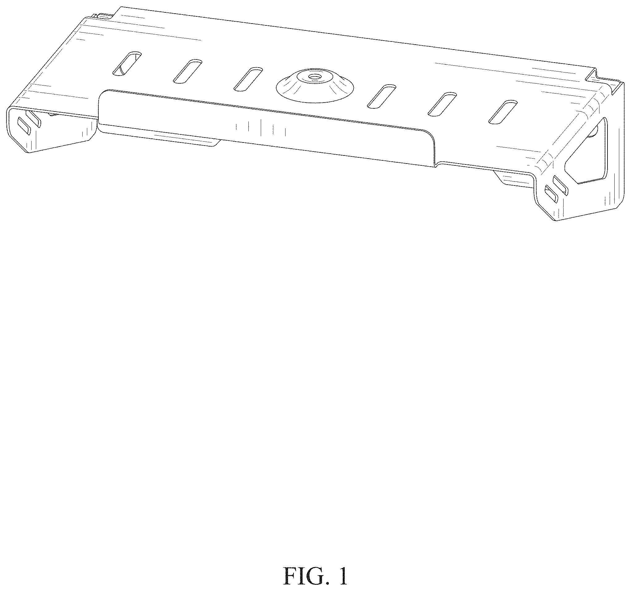Patent USD1001899 — Wall mount bracket for video game console — Figure 1