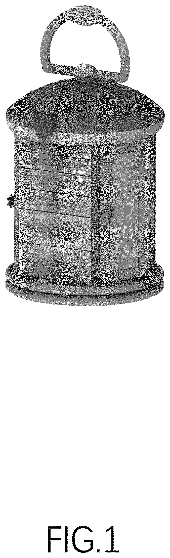 Patent USD1001909 — Toy makeup box — Figure 1