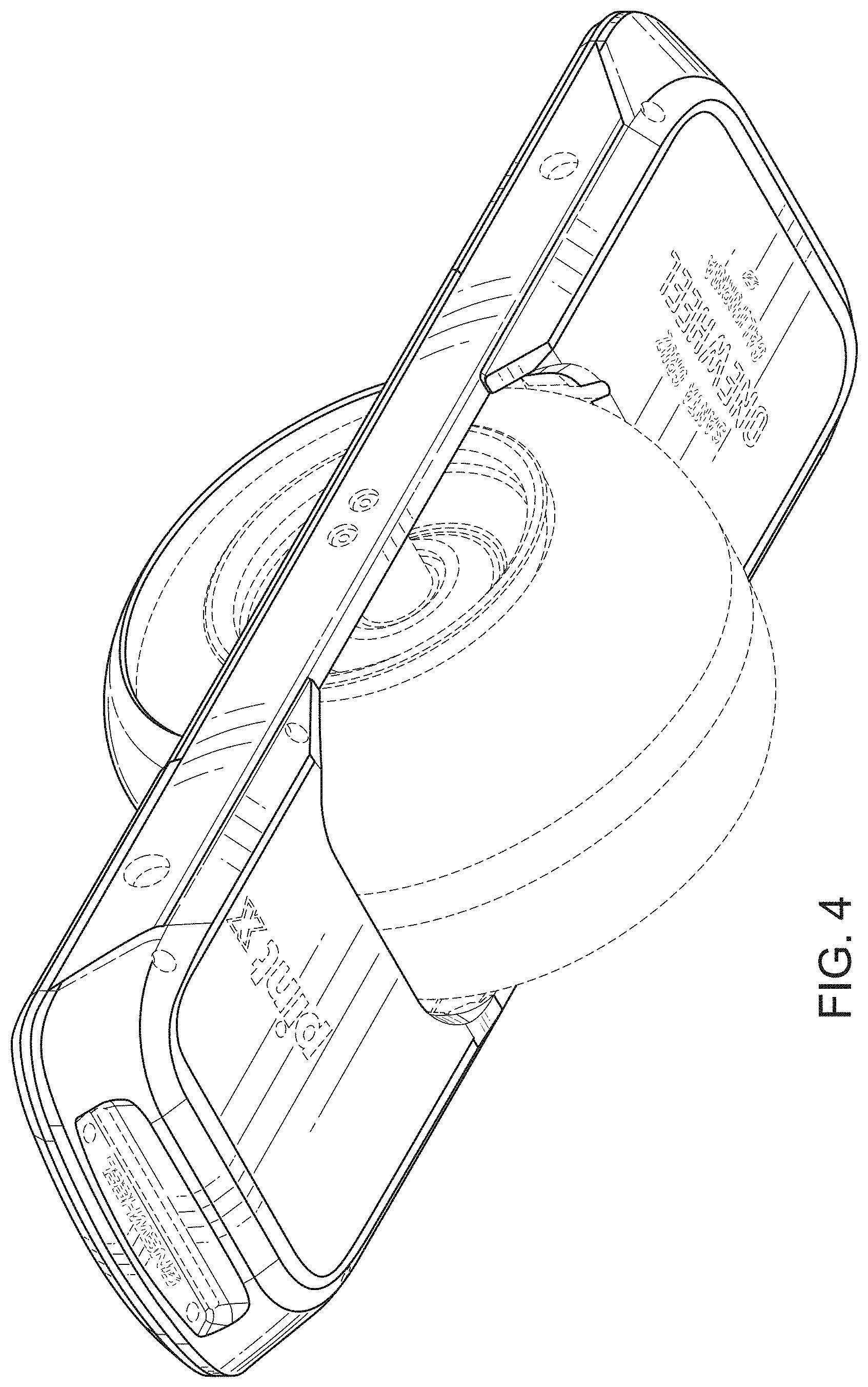 Patent USD1001938 Figure 4 – Electric vehicle with fender