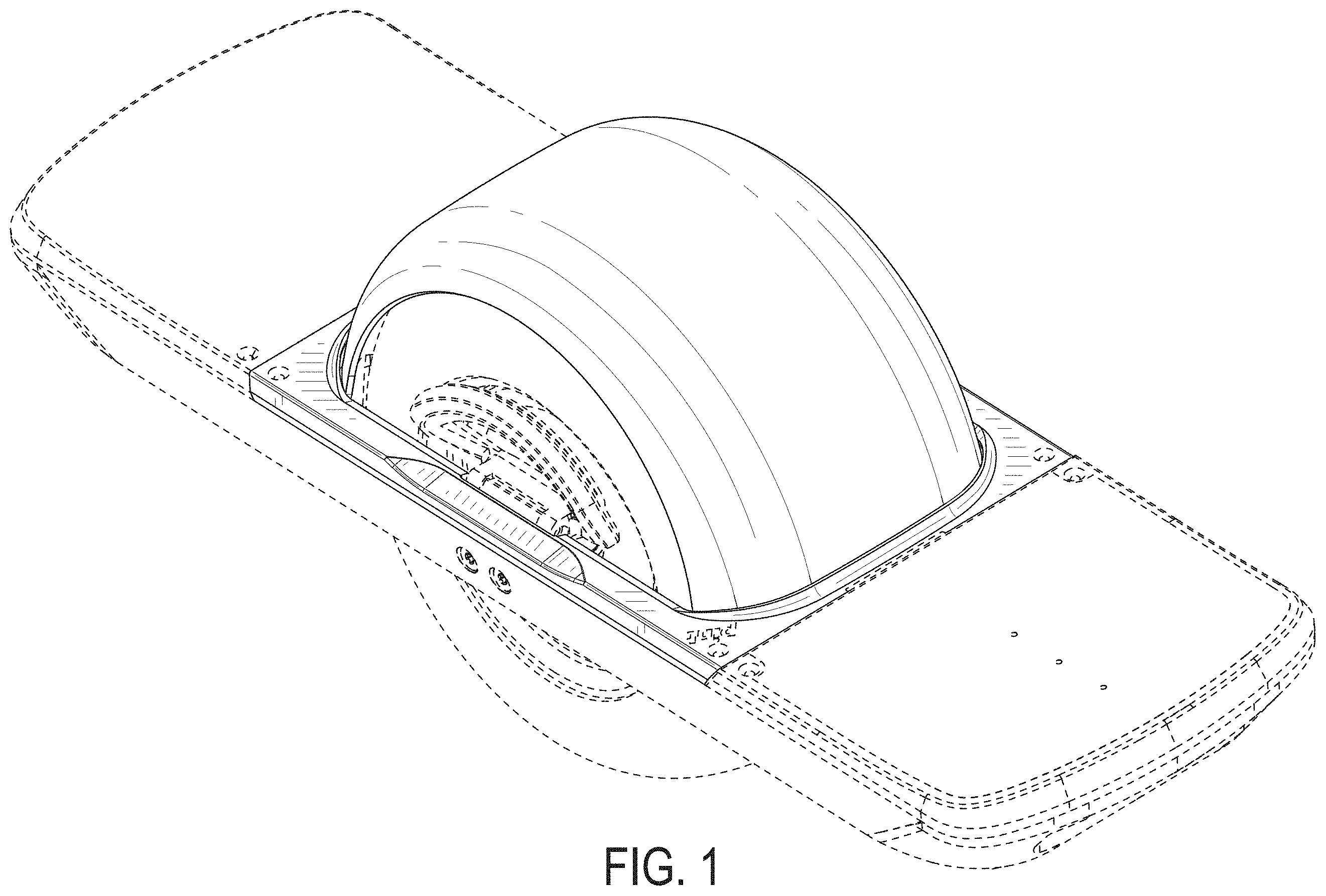 Patent USD1001940 — Fender for electric vehicle — Figure 1